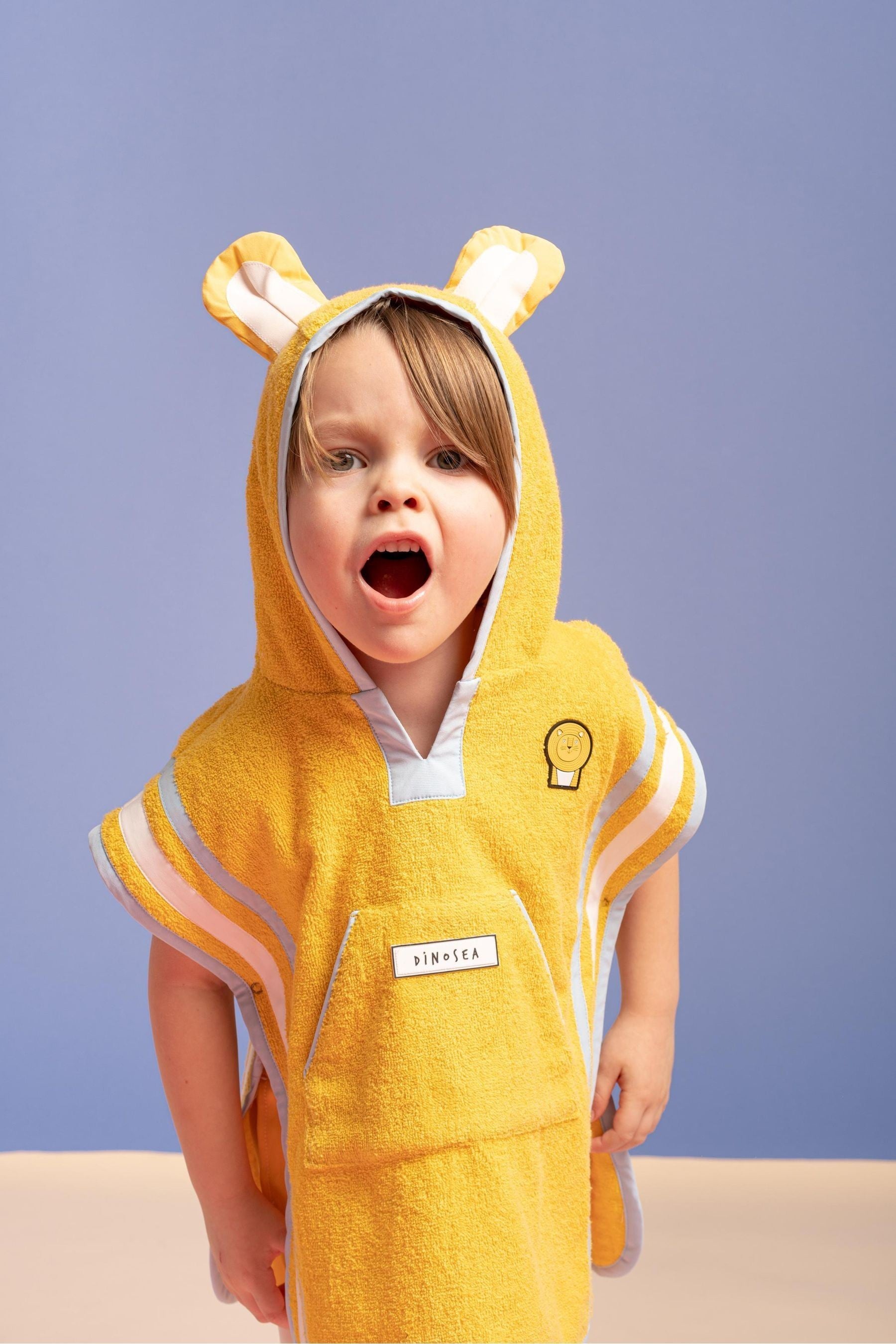 Dinosea Cub the Lion Yellow Poncho