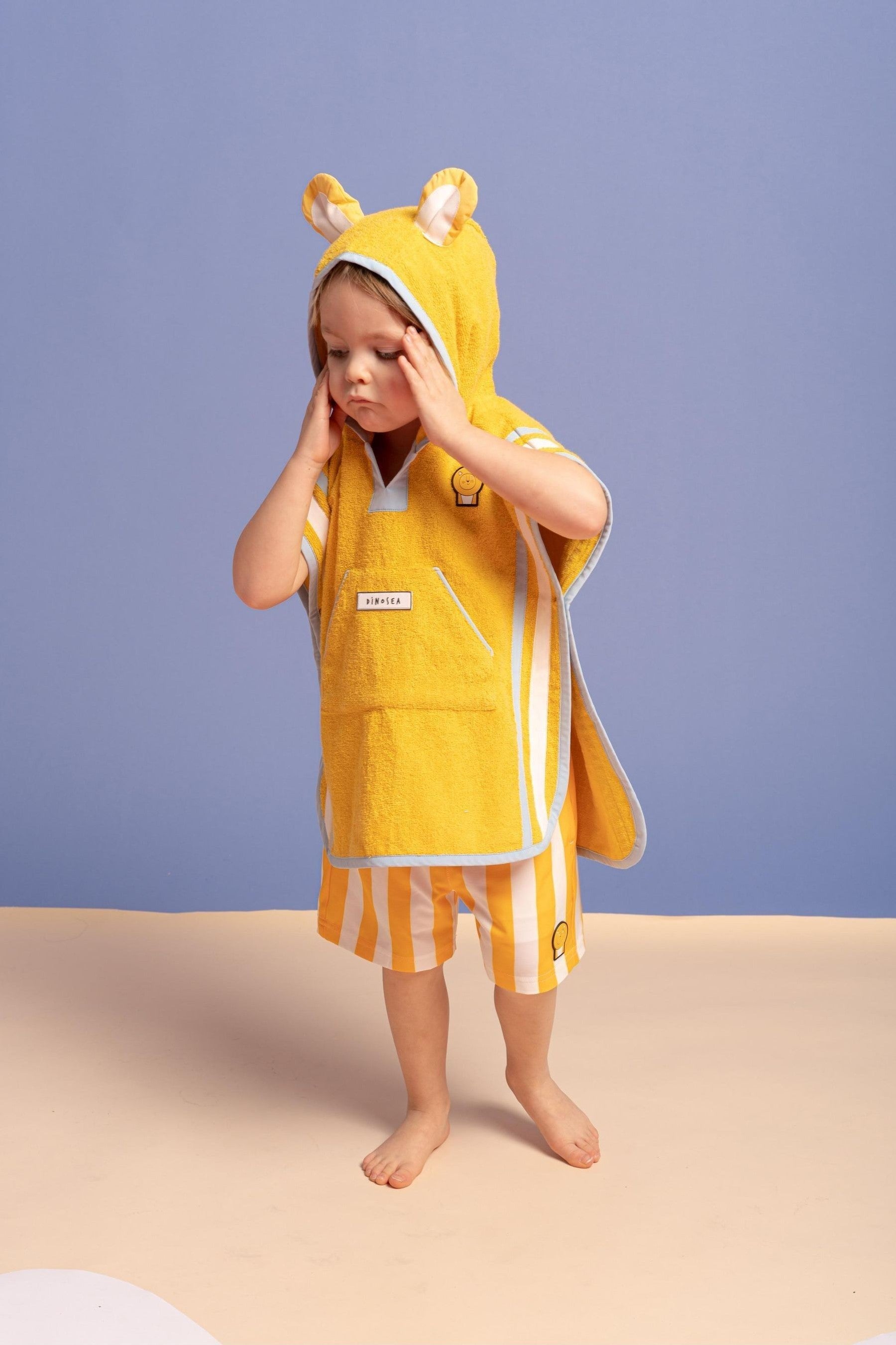 Dinosea Cub the Lion Yellow Poncho