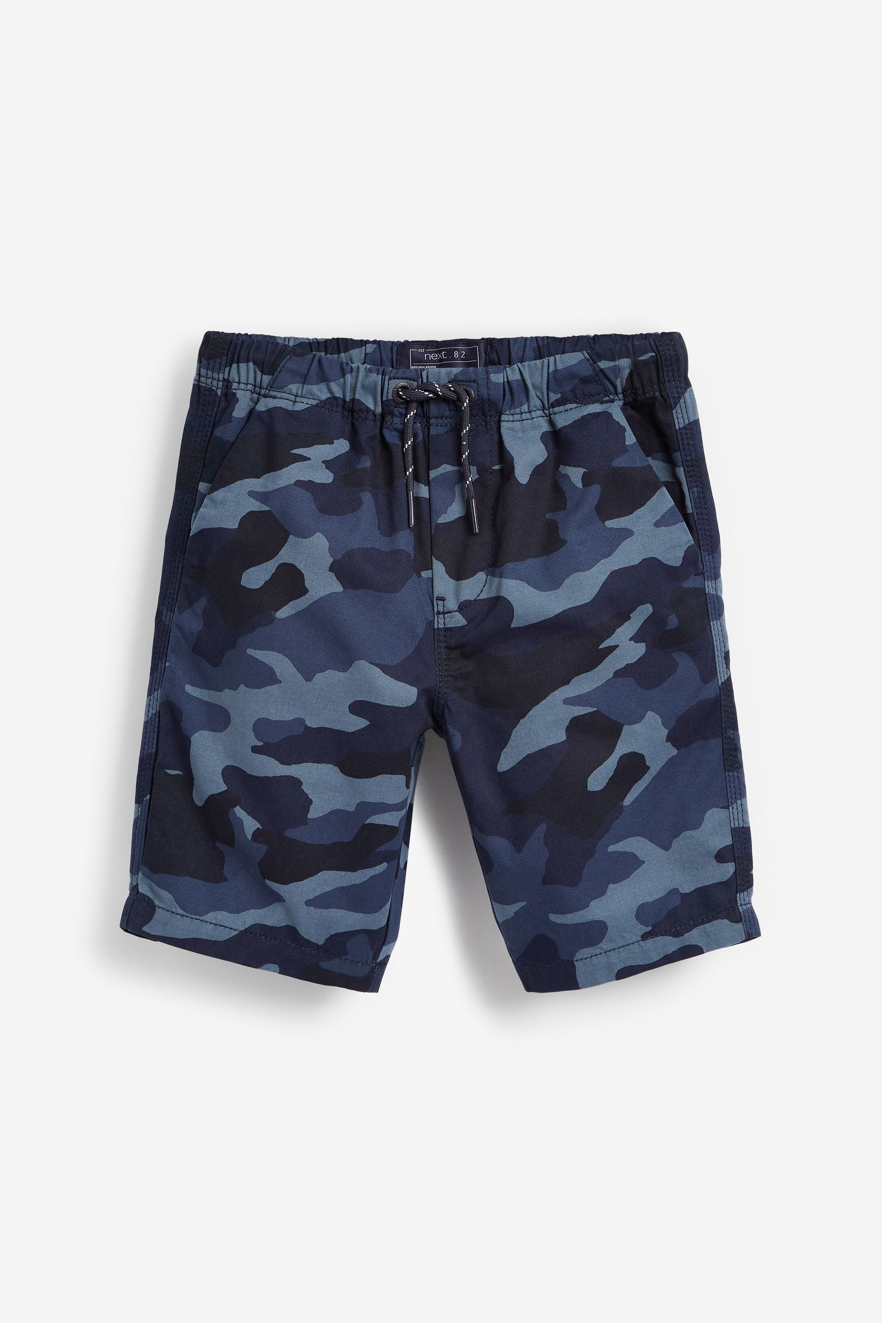 Blue Camo Pull-On Shorts (3-16yrs)