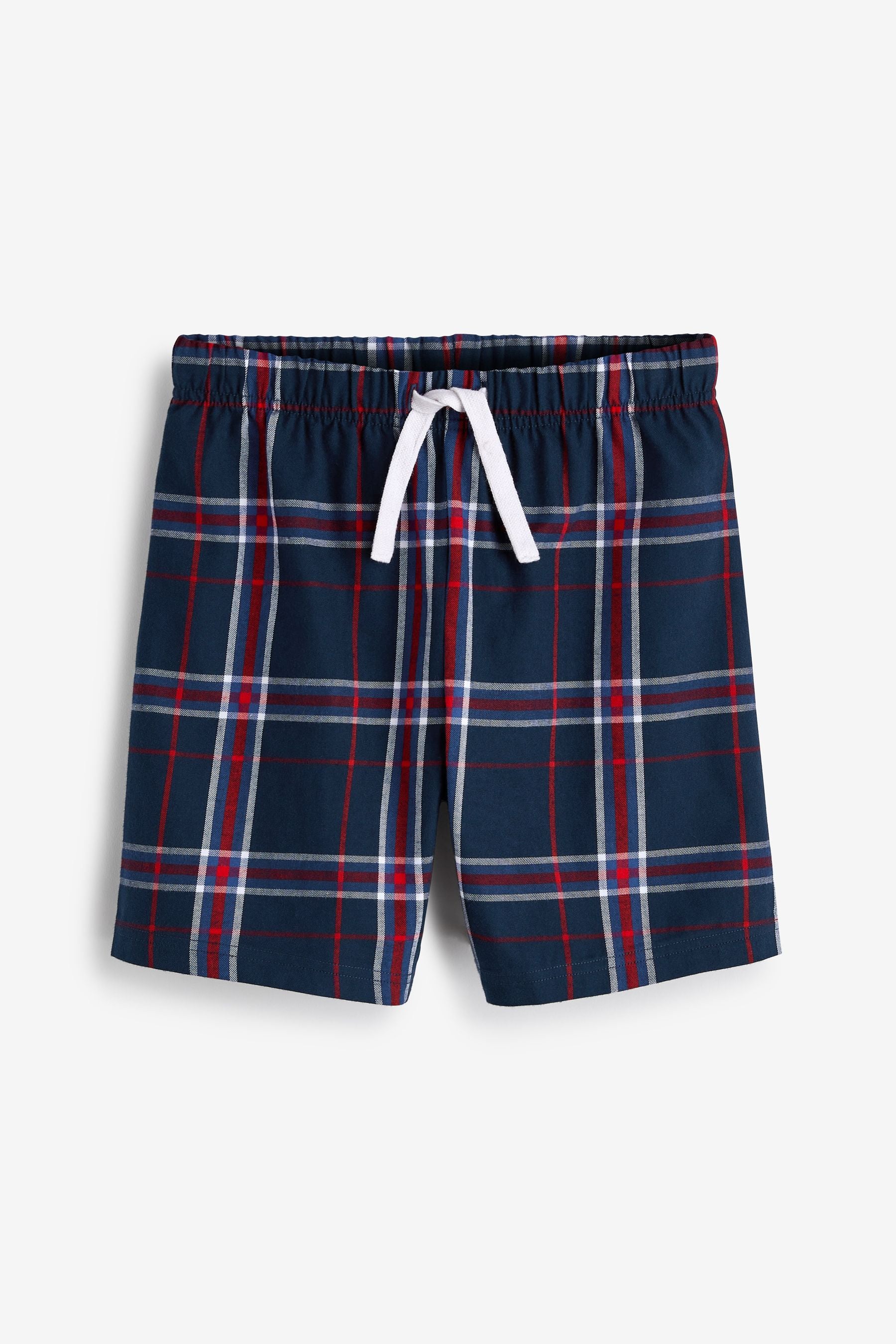 Red/Blue 2 Pack Check Short Pyjamas (1.5-16yrs)