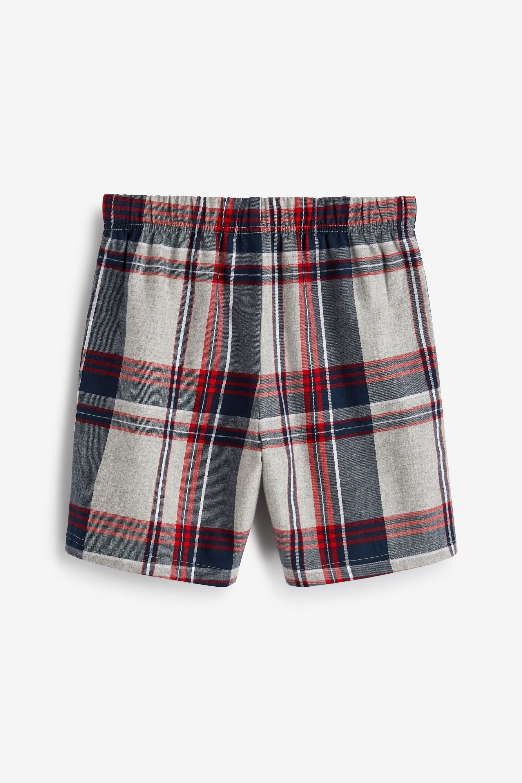 Red/Blue 2 Pack Check Short Pyjamas (1.5-16yrs)