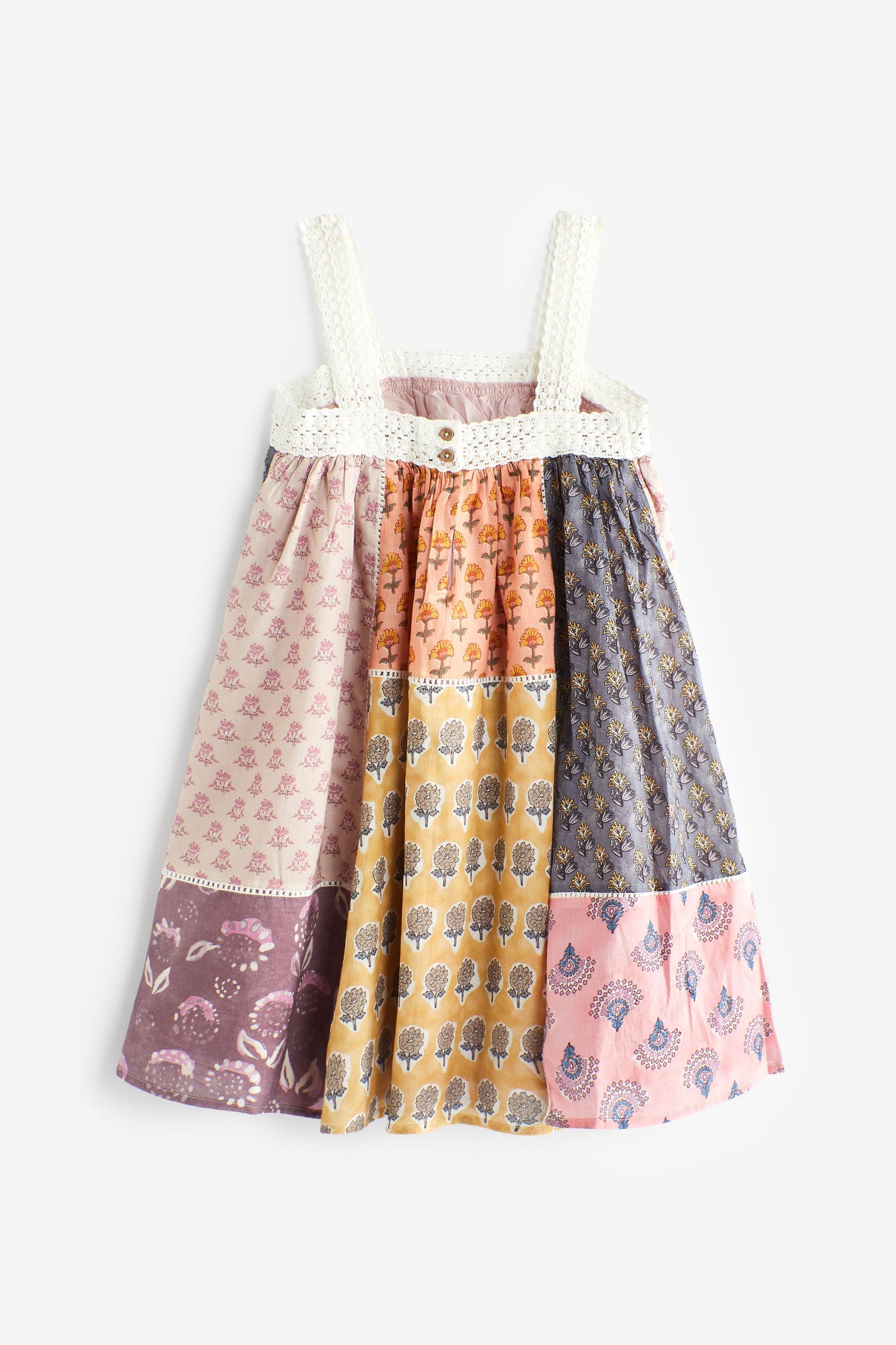 Multi Patchwork Dress (3-16yrs)