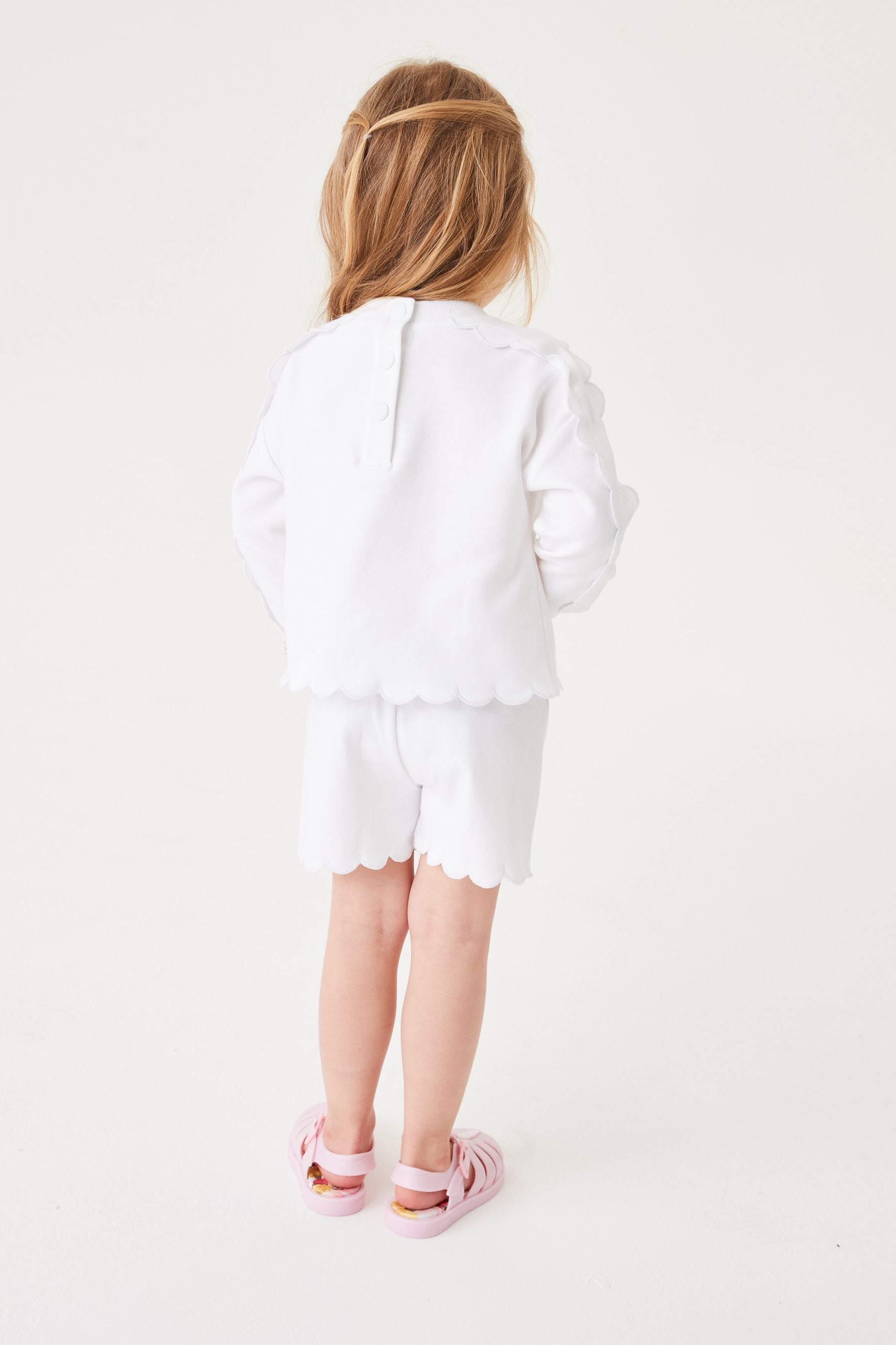 Baker by Ted Baker White Sweatshirt And Shorts Set