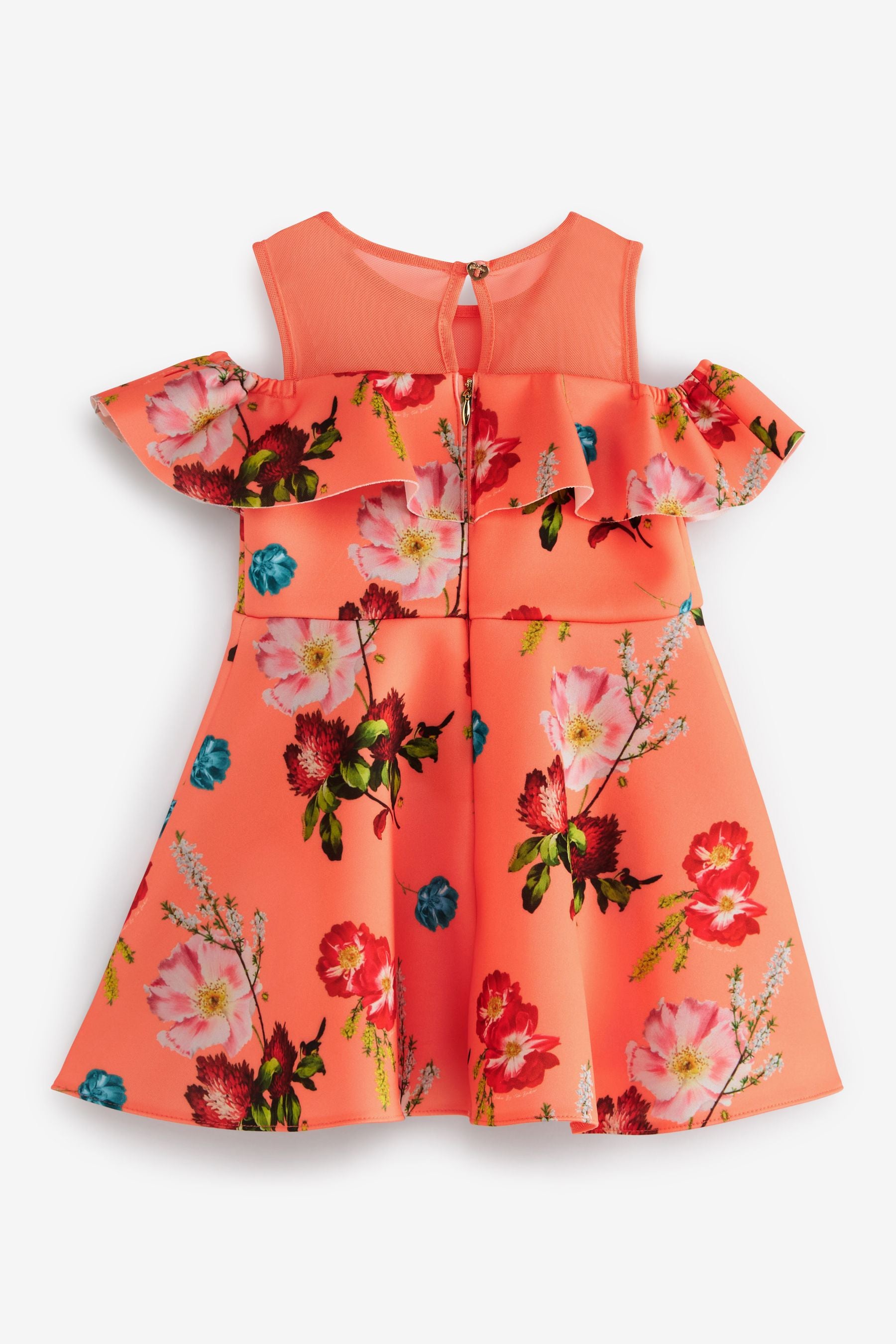 Baker by Ted Baker Orange Floral Dress