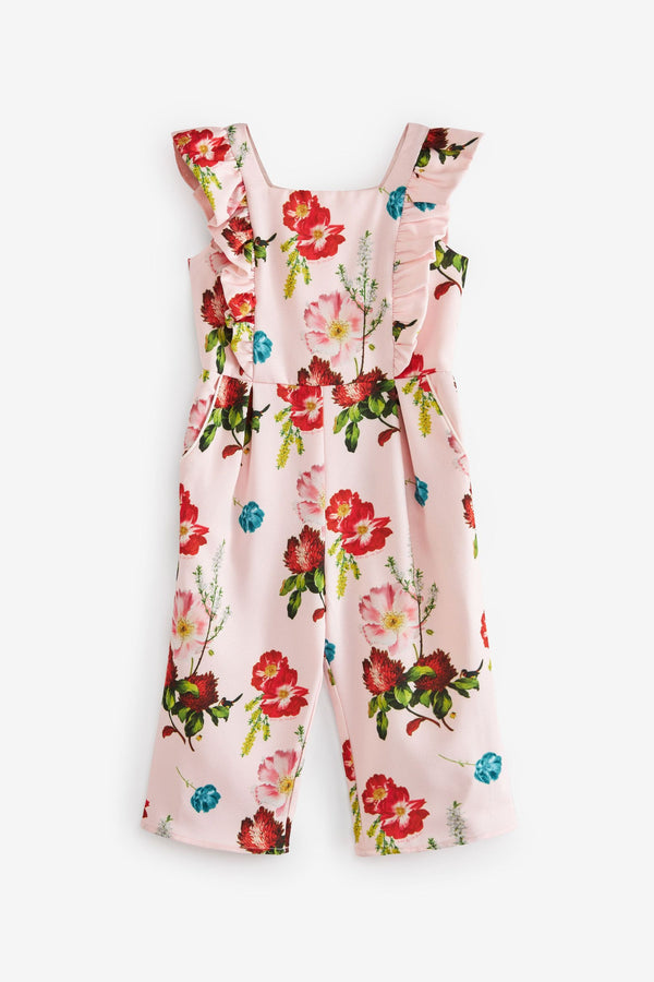 Baker by Ted Baker Pink Floral Jumpsuit