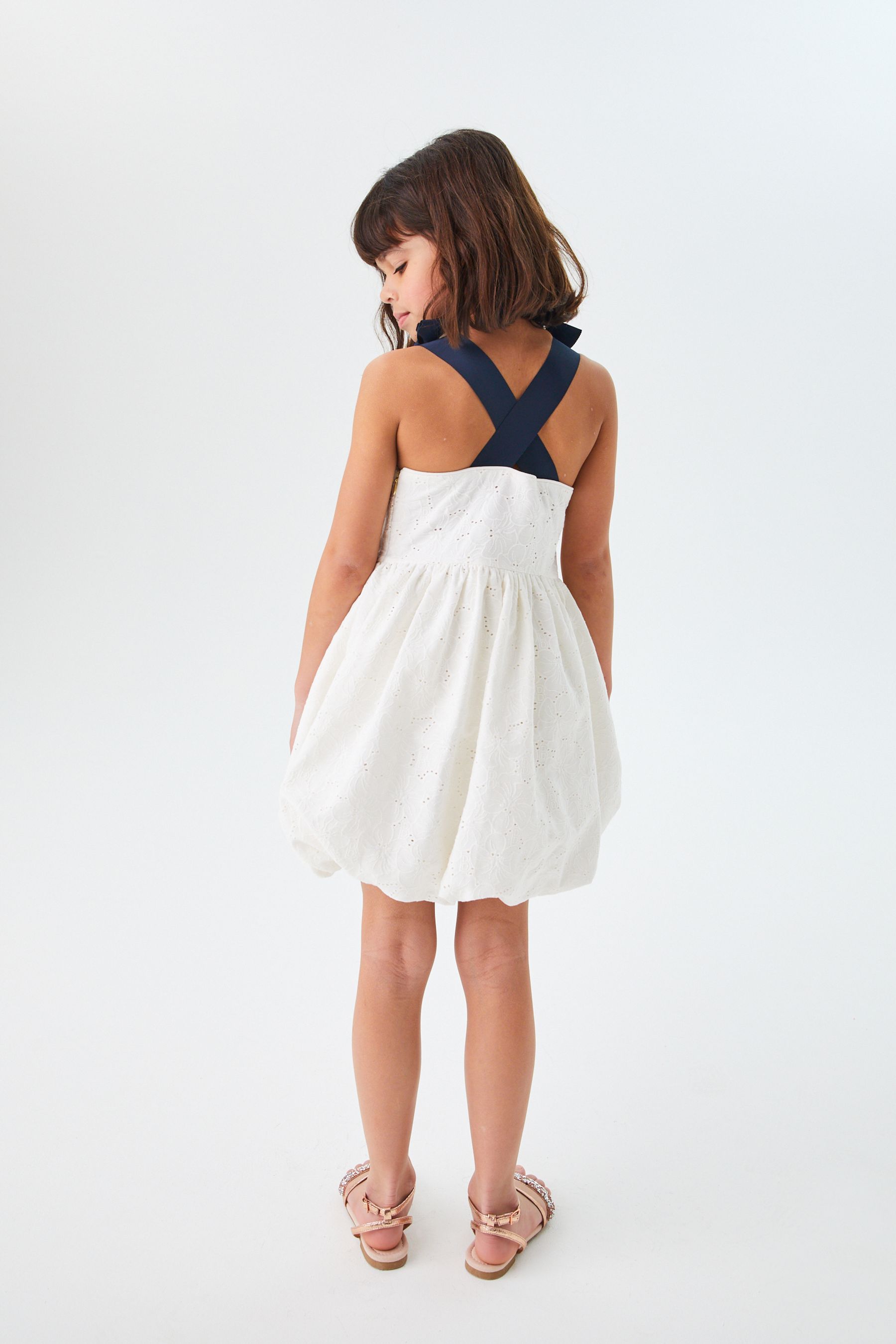 Baker by Ted Baker White Broderie Dress