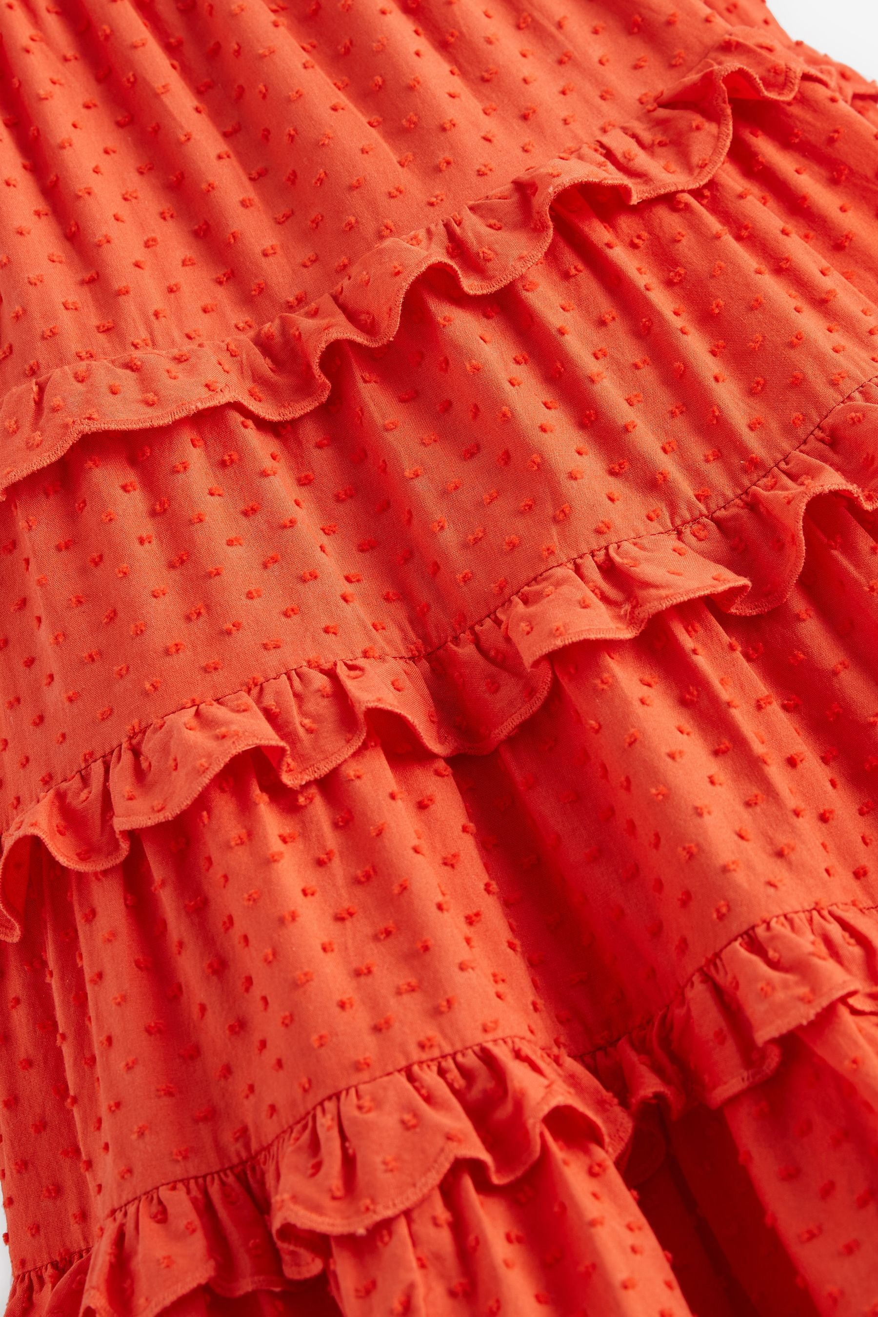 Orange Baker by Ted Baker Orange Coral Tiered Dress