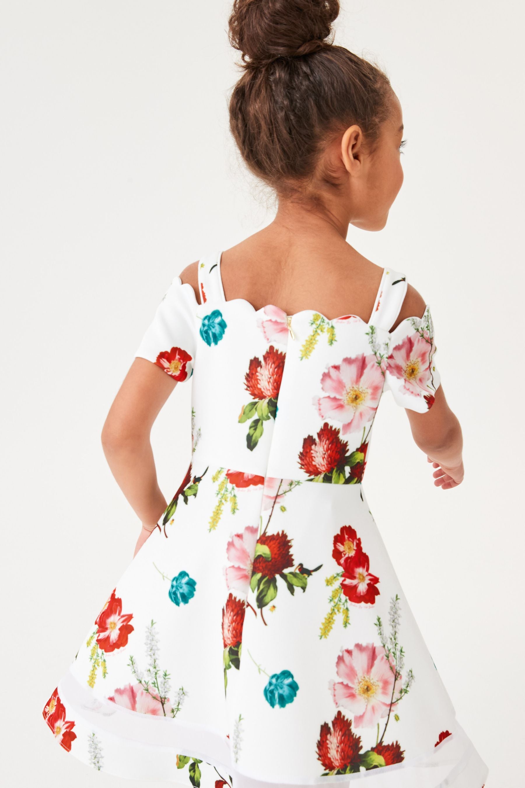 Baker by Ted Baker White Floral Dress