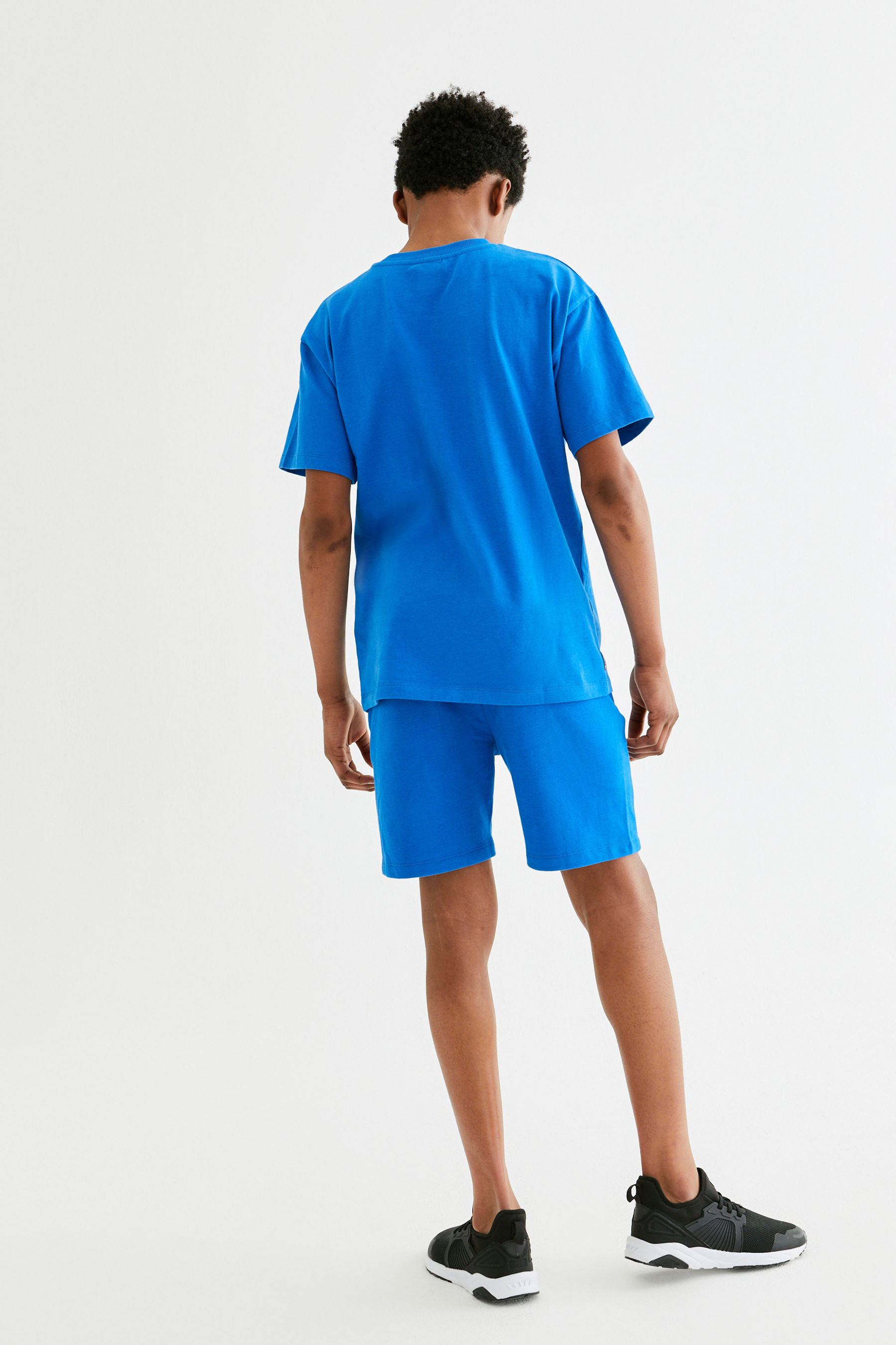 Cobalt Blue T-Shirt And Short Set (3-16yrs)