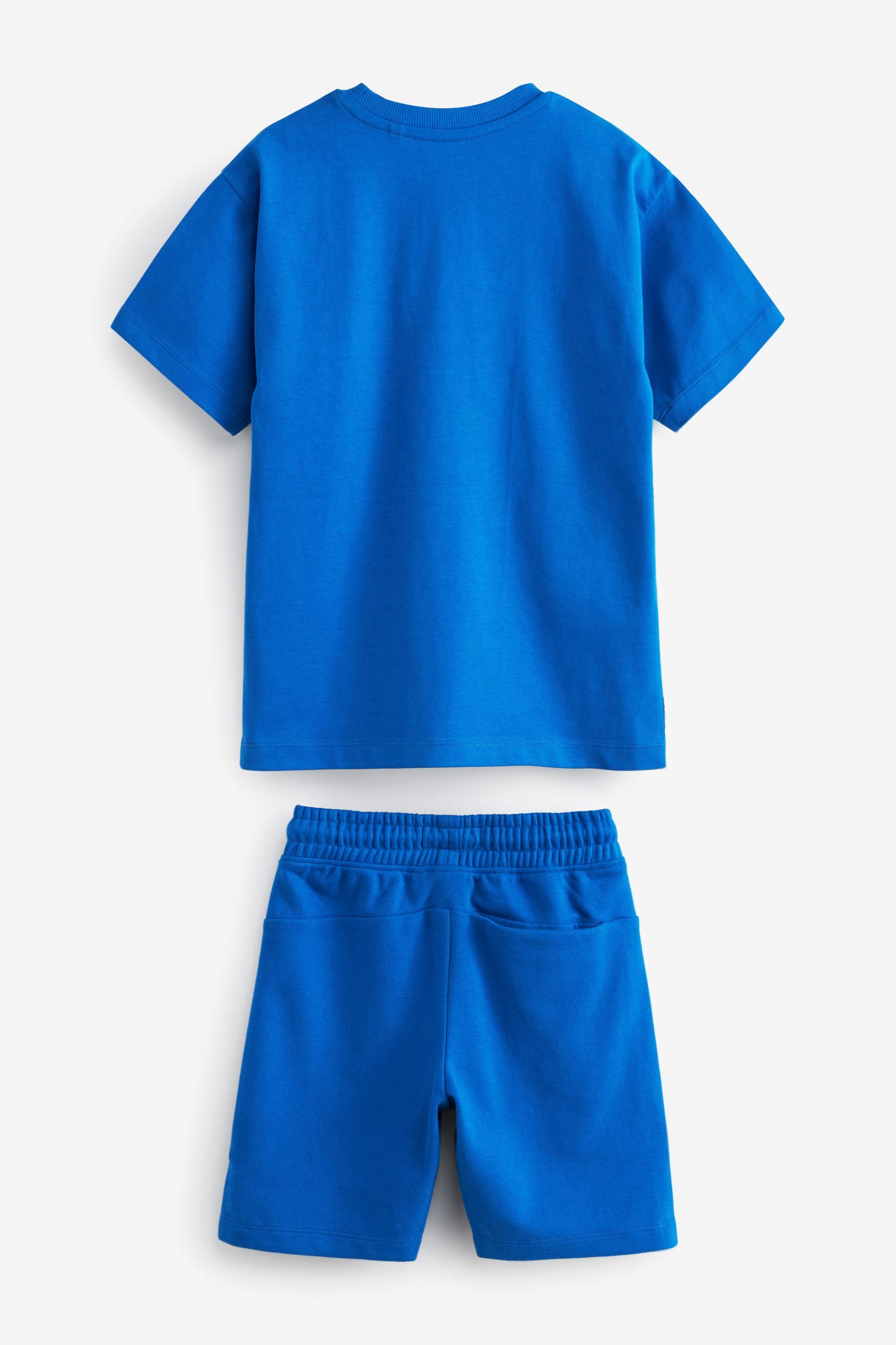 Cobalt Blue T-Shirt And Short Set (3-16yrs)