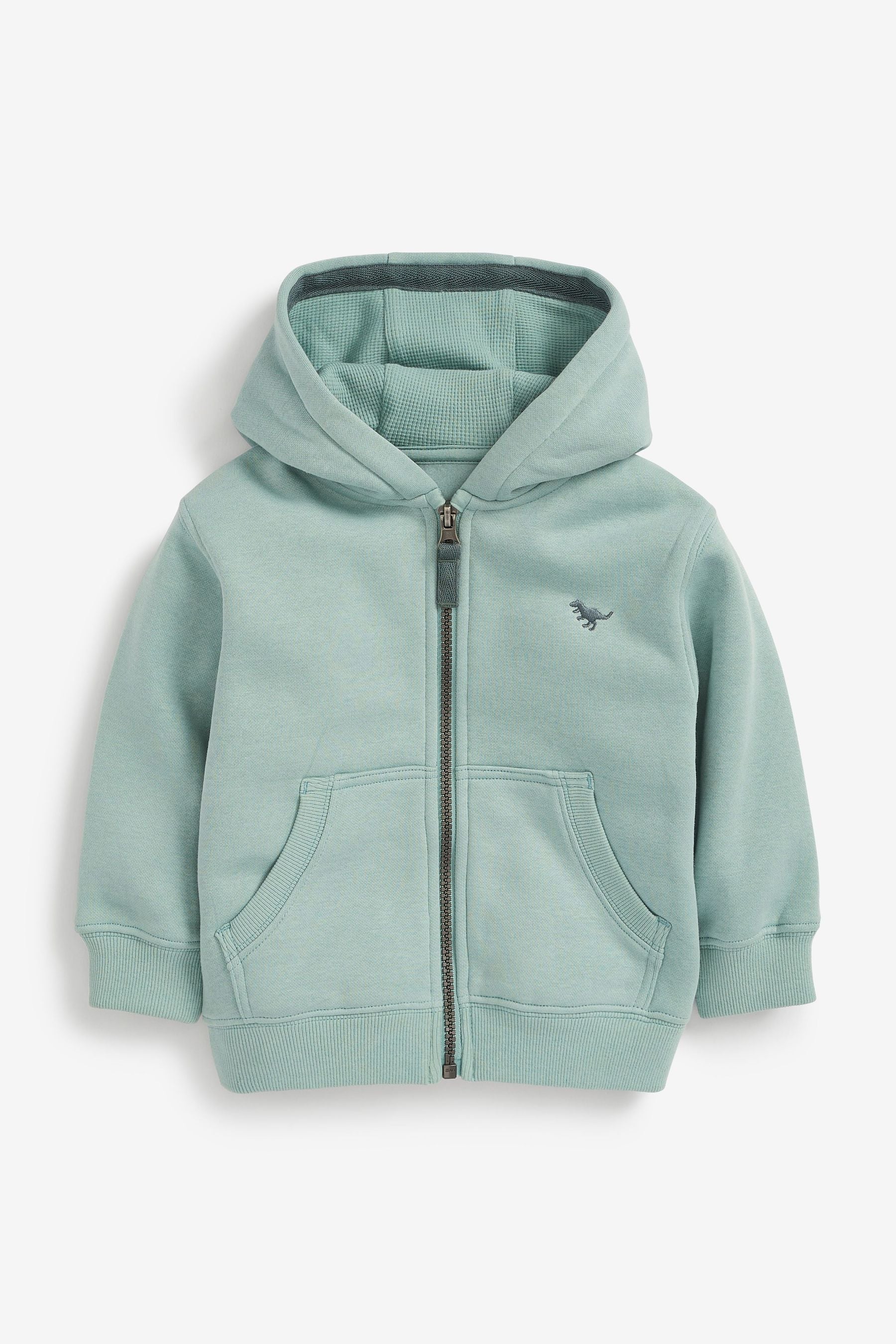 Mint Green Essential Zip Through Hoodie (3mths-7yrs)