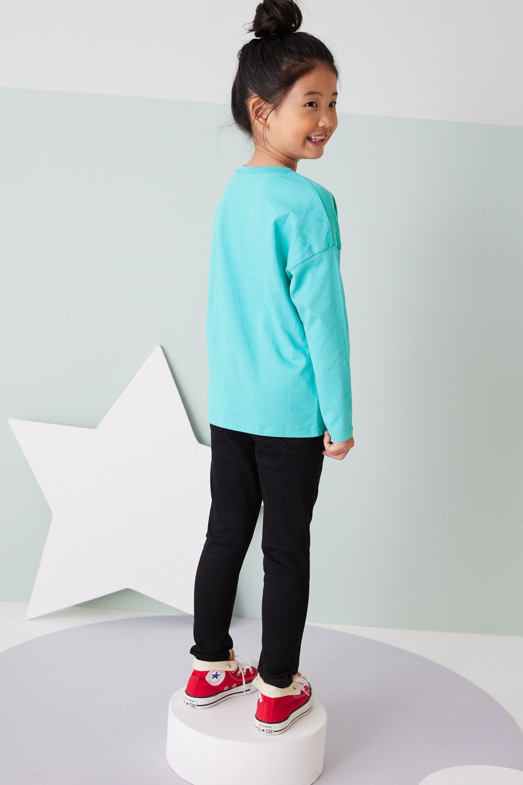 Blue Bear Christmas Long Sleeve T-Shirt (3-16yrs)