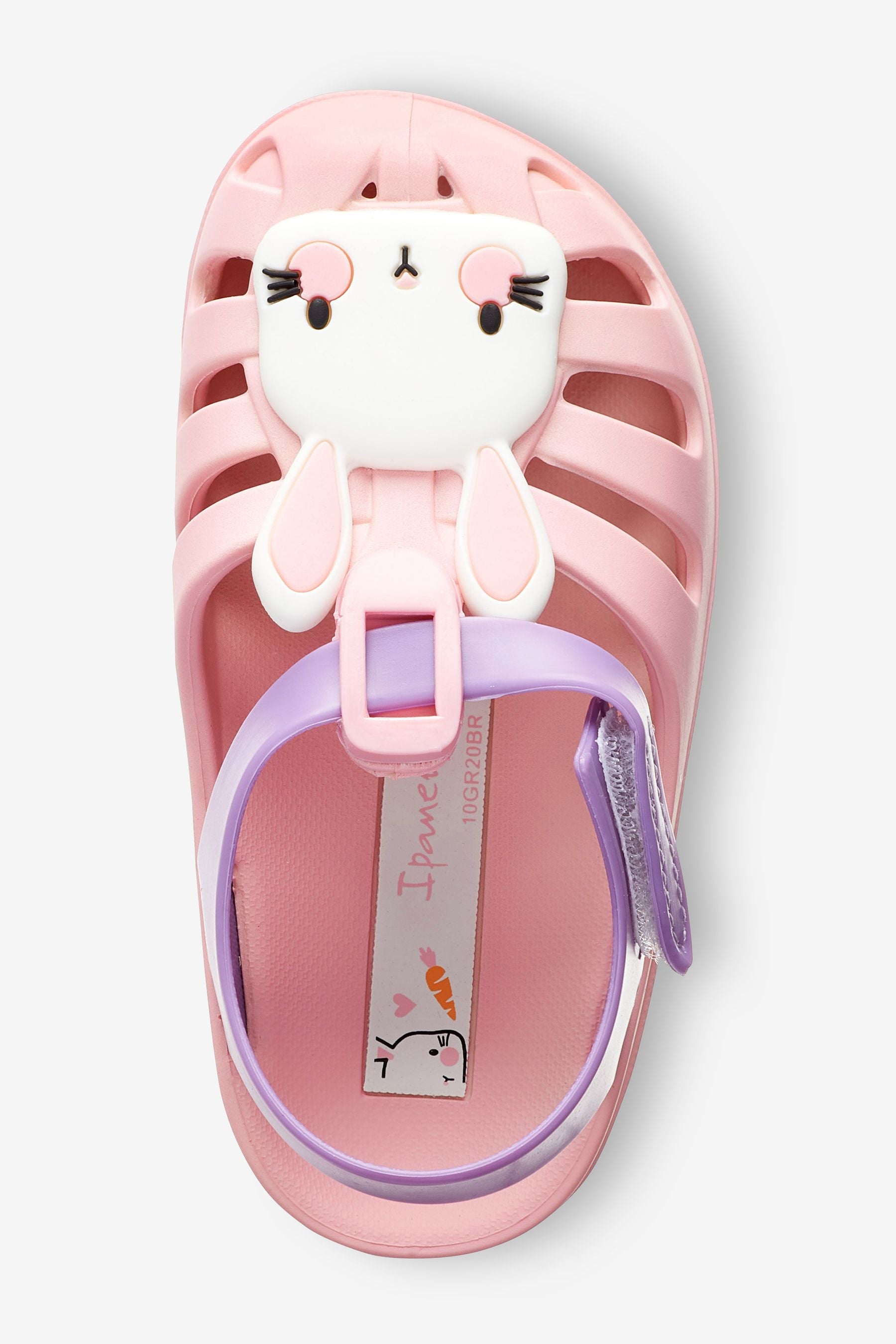 Ipanema Pink Baby Bunny Embellished Pump Sandals