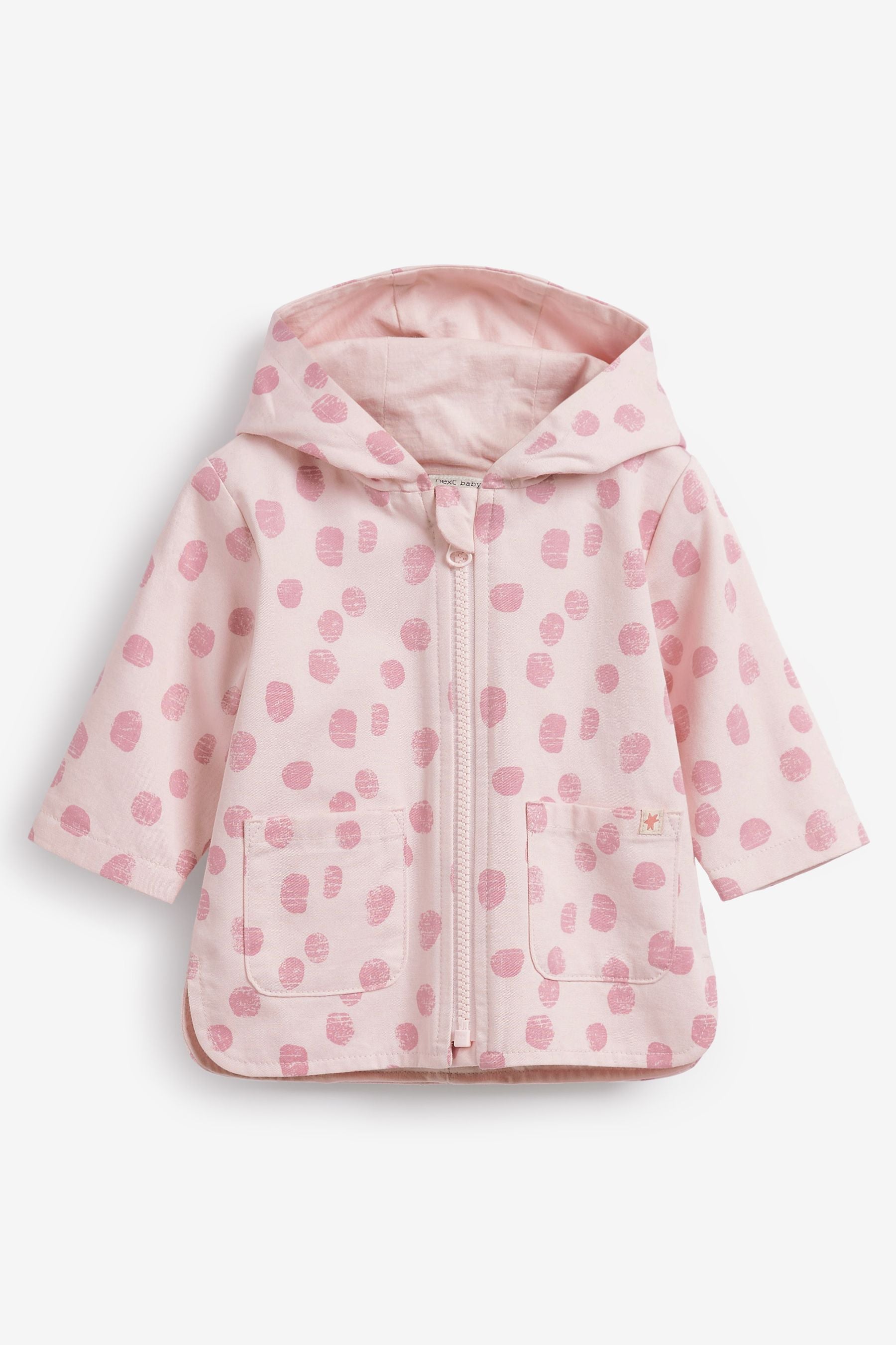 Pink Spot Baby Lightweight Jacket (0mths-2yrs)