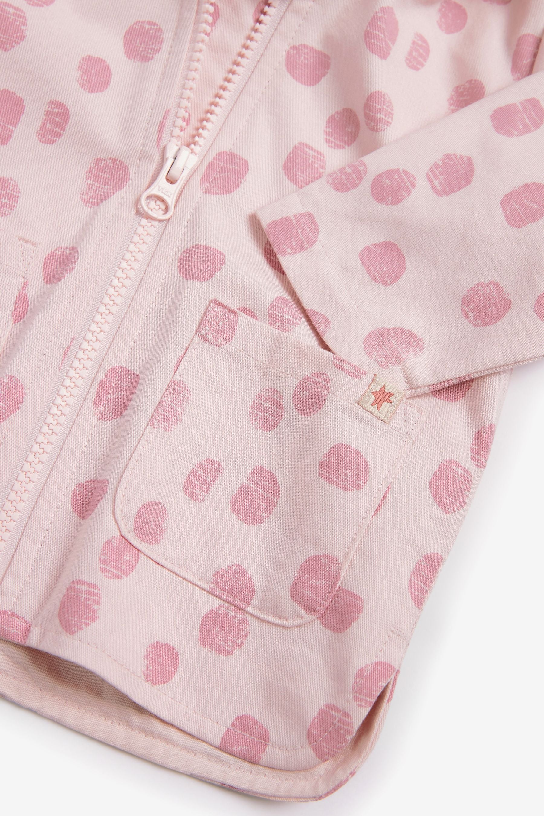 Pink Spot Baby Lightweight Jacket (0mths-2yrs)