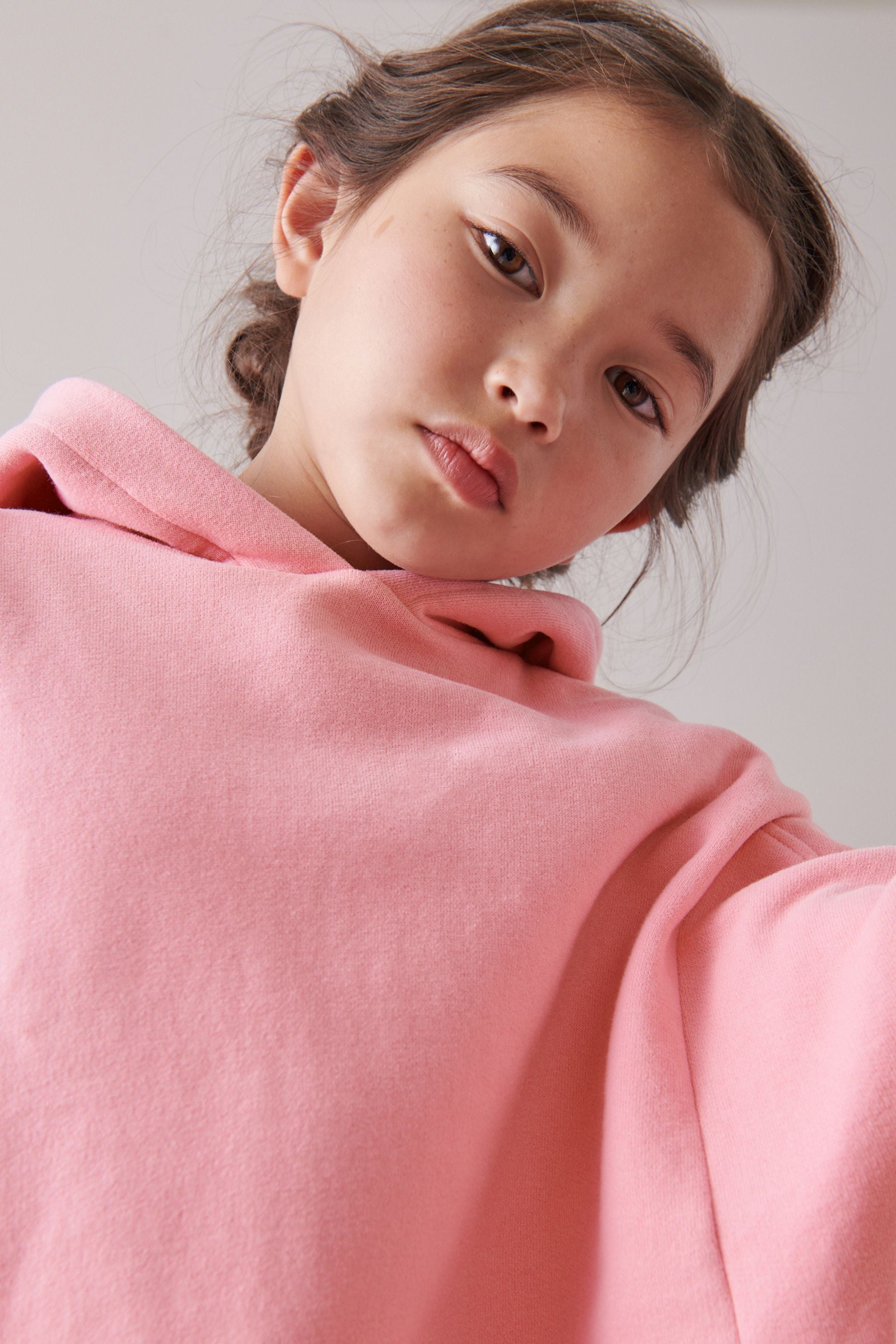 Pink Longline Hoodie (3-16yrs)