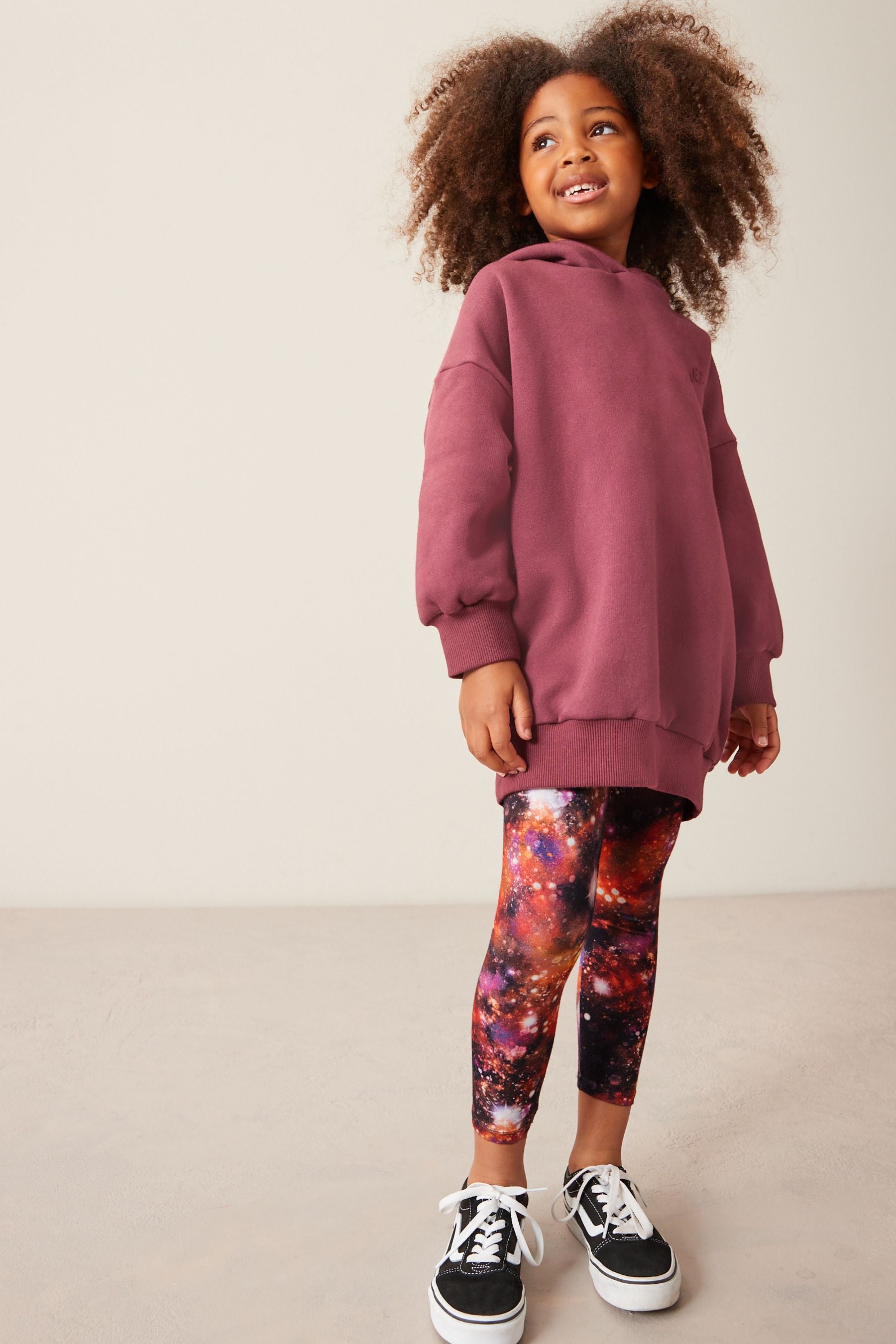 Berry Red Hoodie And Leggings Set (3-16yrs)