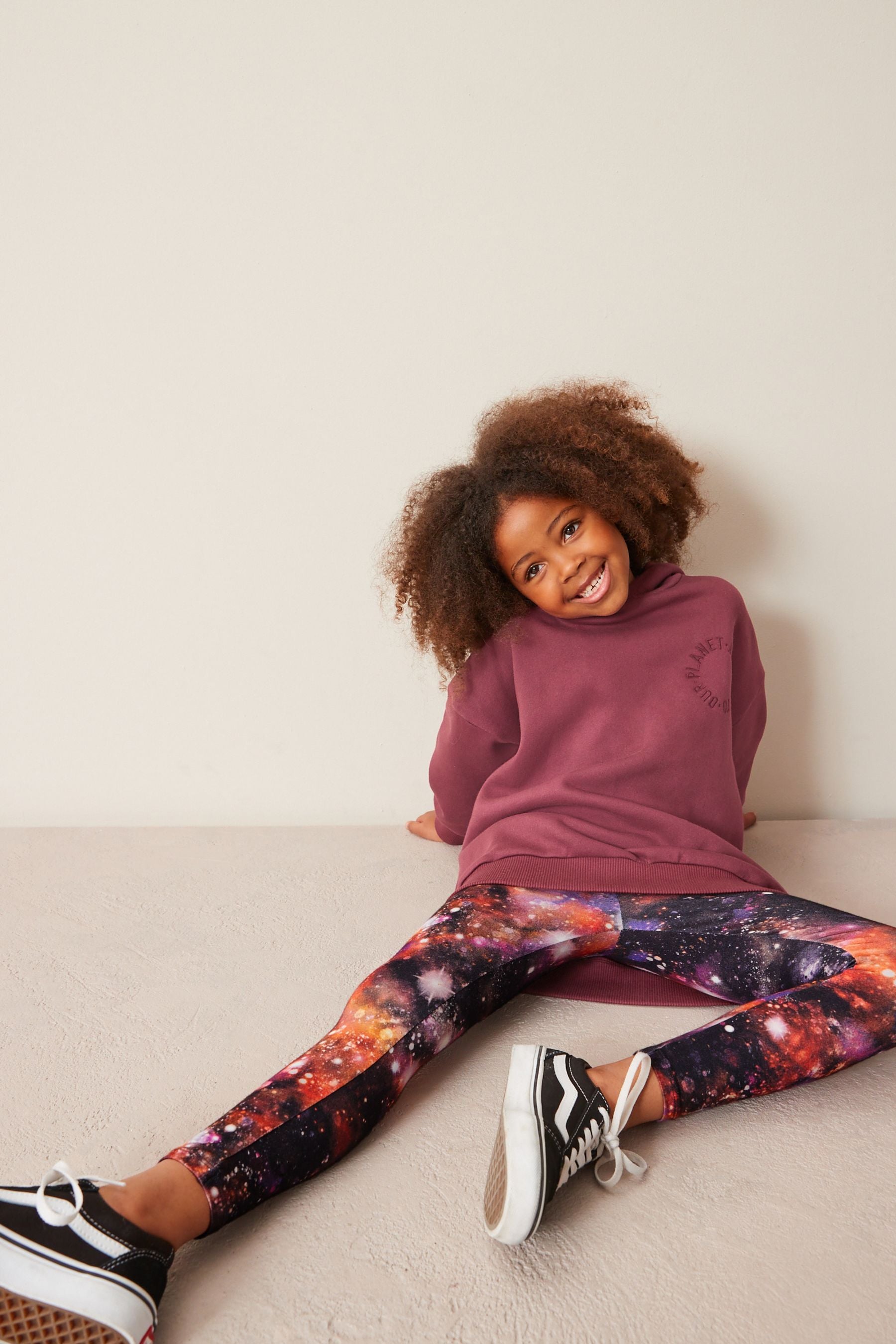 Berry Red Hoodie And Leggings Set (3-16yrs)