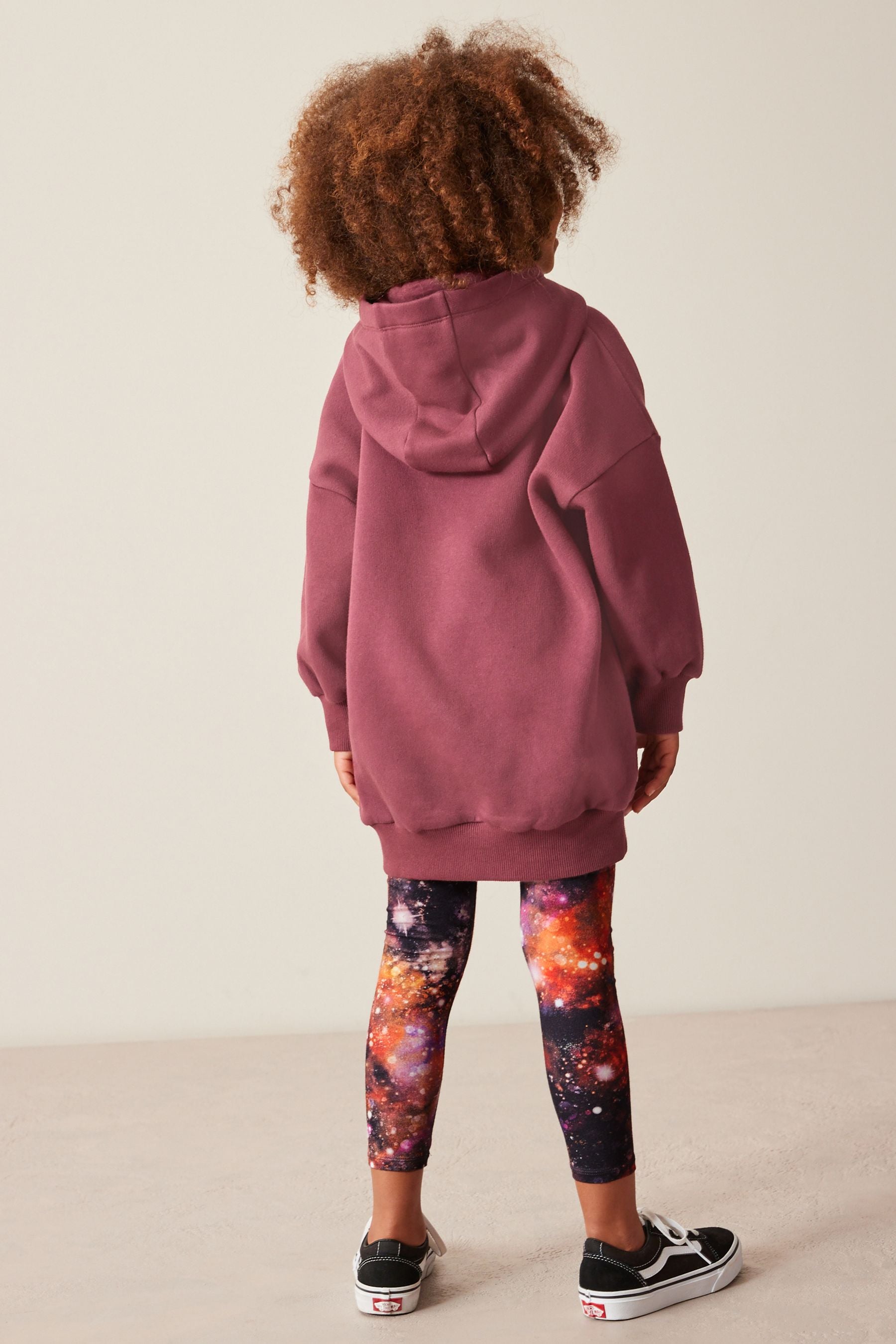 Berry Red Hoodie And Leggings Set (3-16yrs)