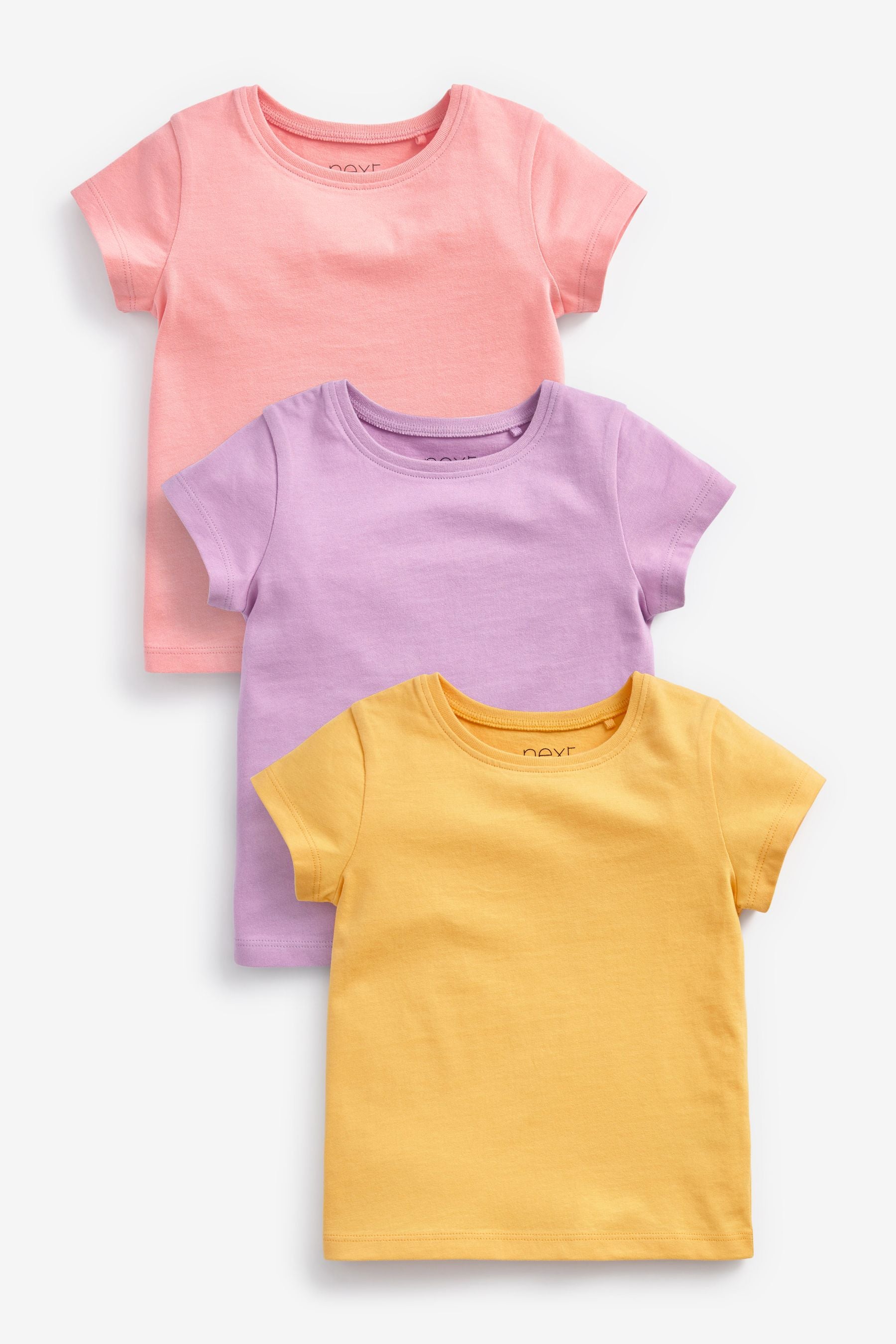 Multi 3 Pack Regular Fit T-Shirts (3mths-7yrs)