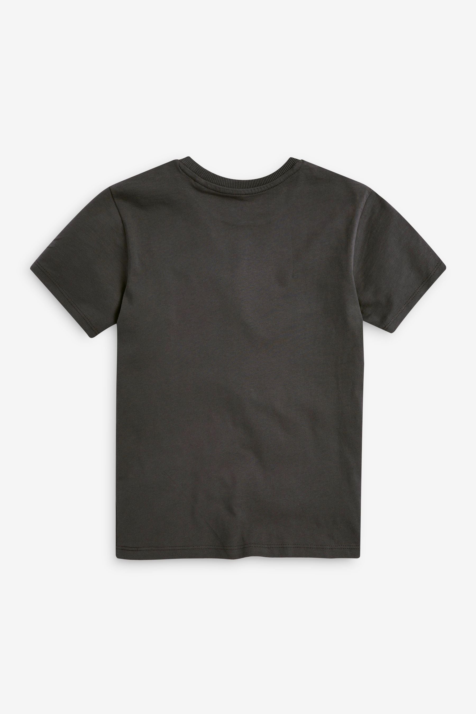 Charcoal Grey Alien Short Sleeve Graphic T-Shirt (3-16yrs)