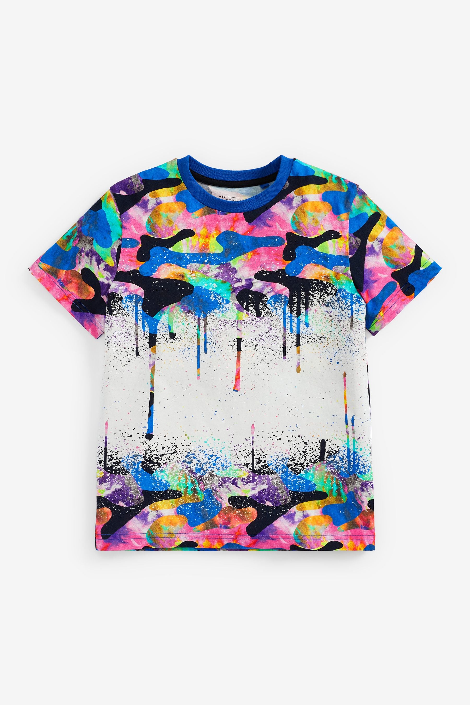 Camouflage 2 Pack All Over Print T-Shirts (3-16yrs)