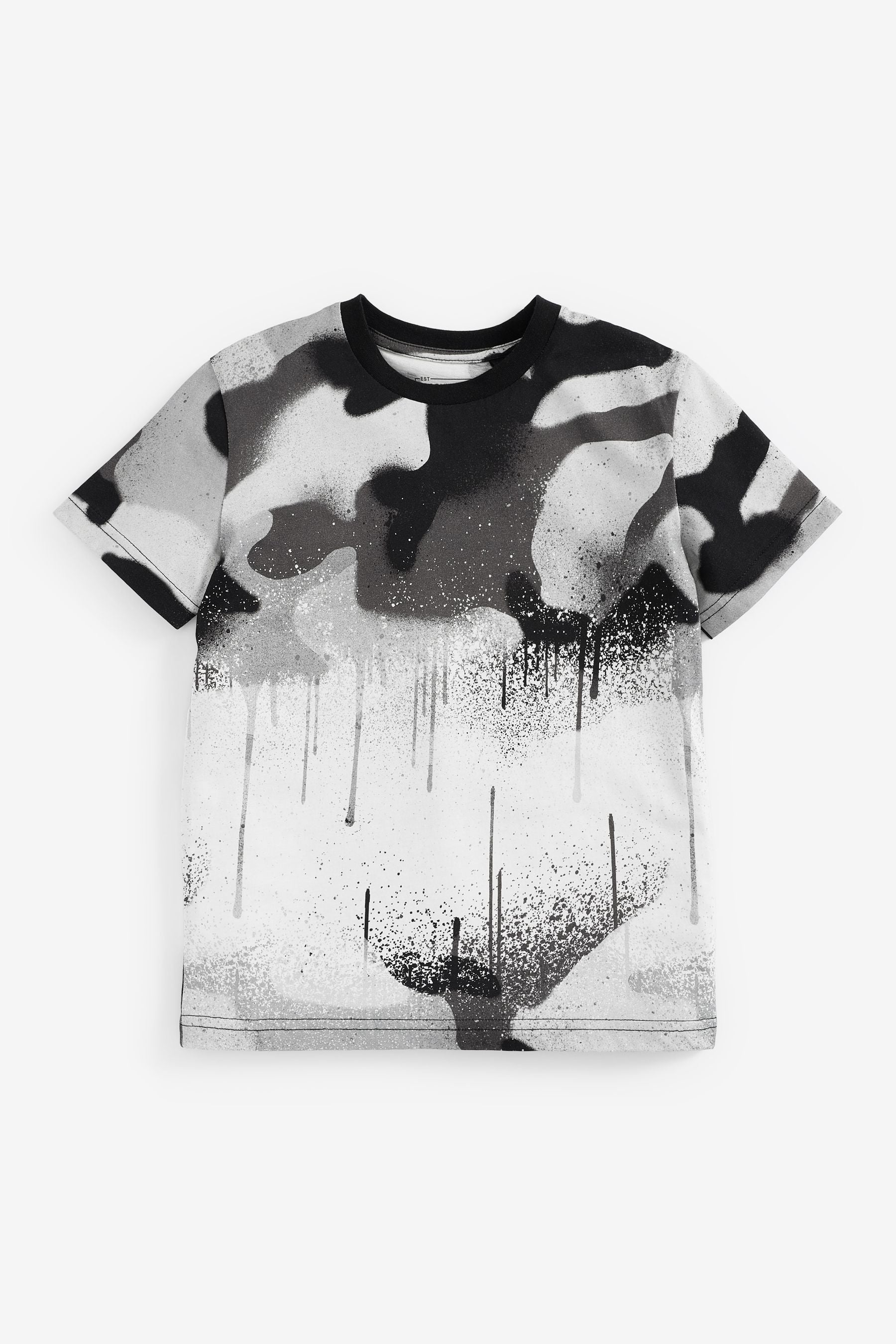 Camouflage 2 Pack All Over Print T-Shirts (3-16yrs)