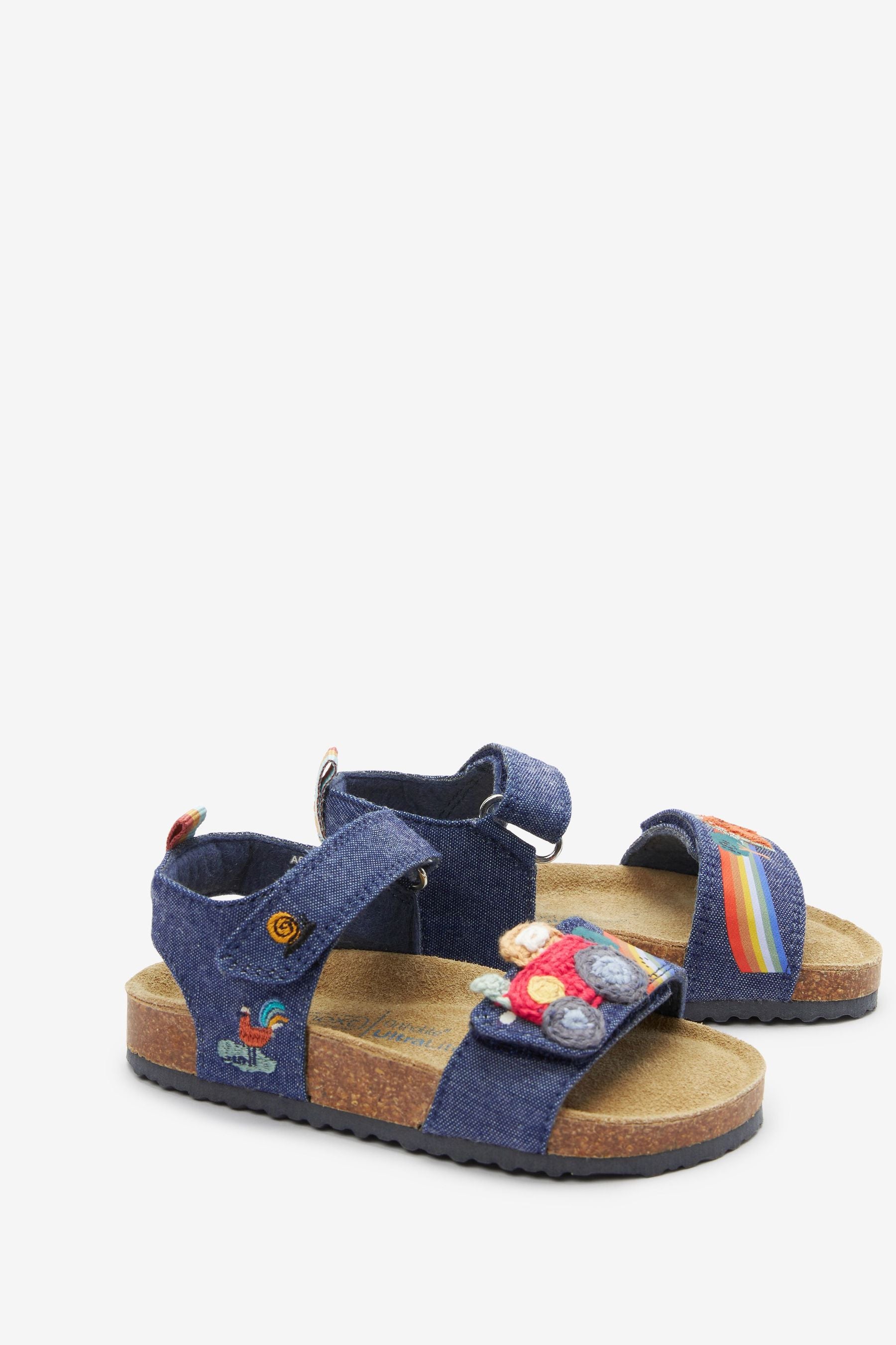 Blue Tractor Corkbed Comfort Sandals