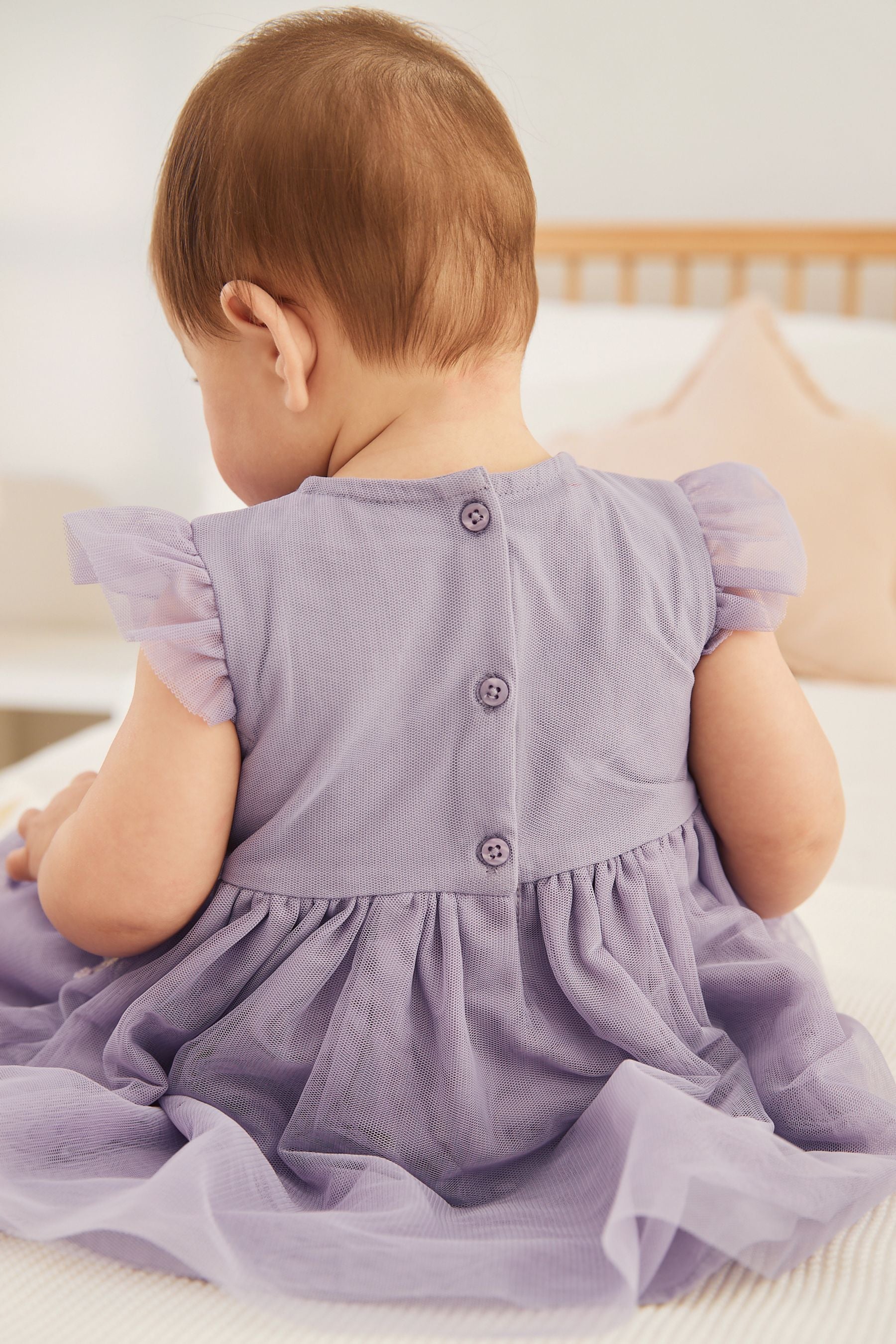 Lilac Purple Baby Occasion Dress