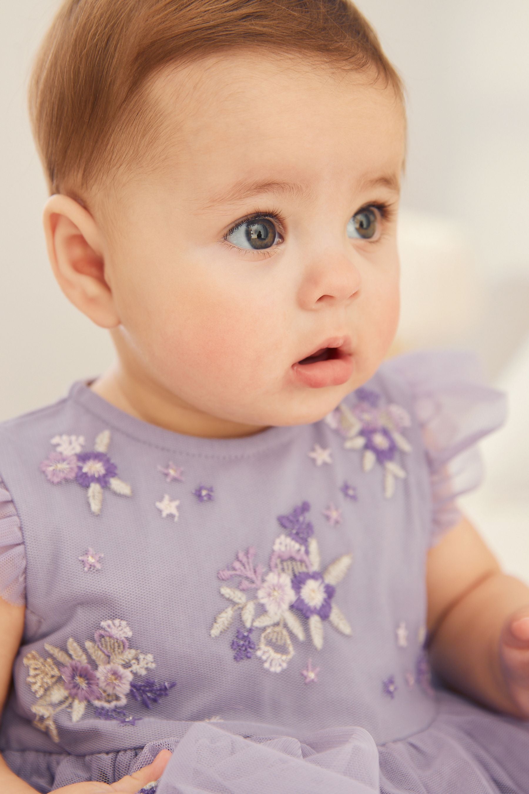 Lilac Purple Baby Occasion Dress