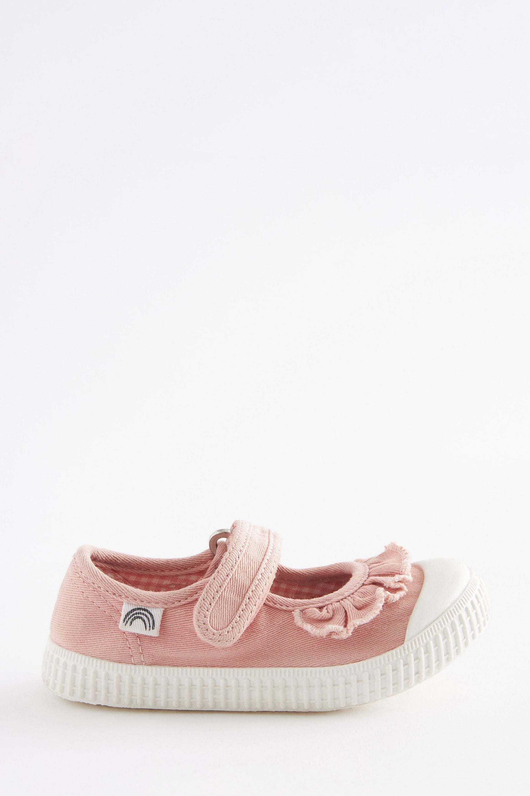 Pink Ruffle Mary Jane Shoes