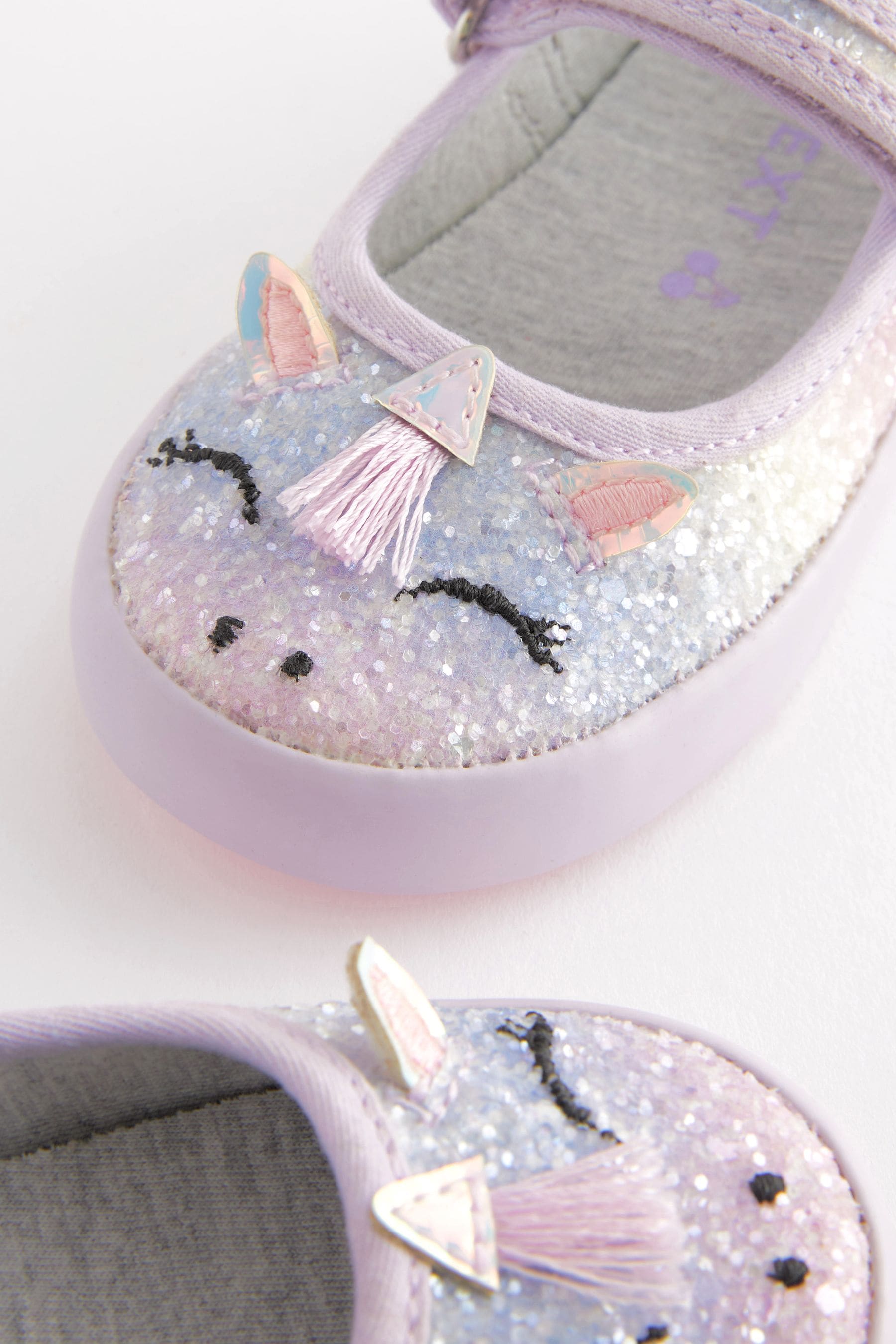 Purple Unicorn Mary Jane Shoes