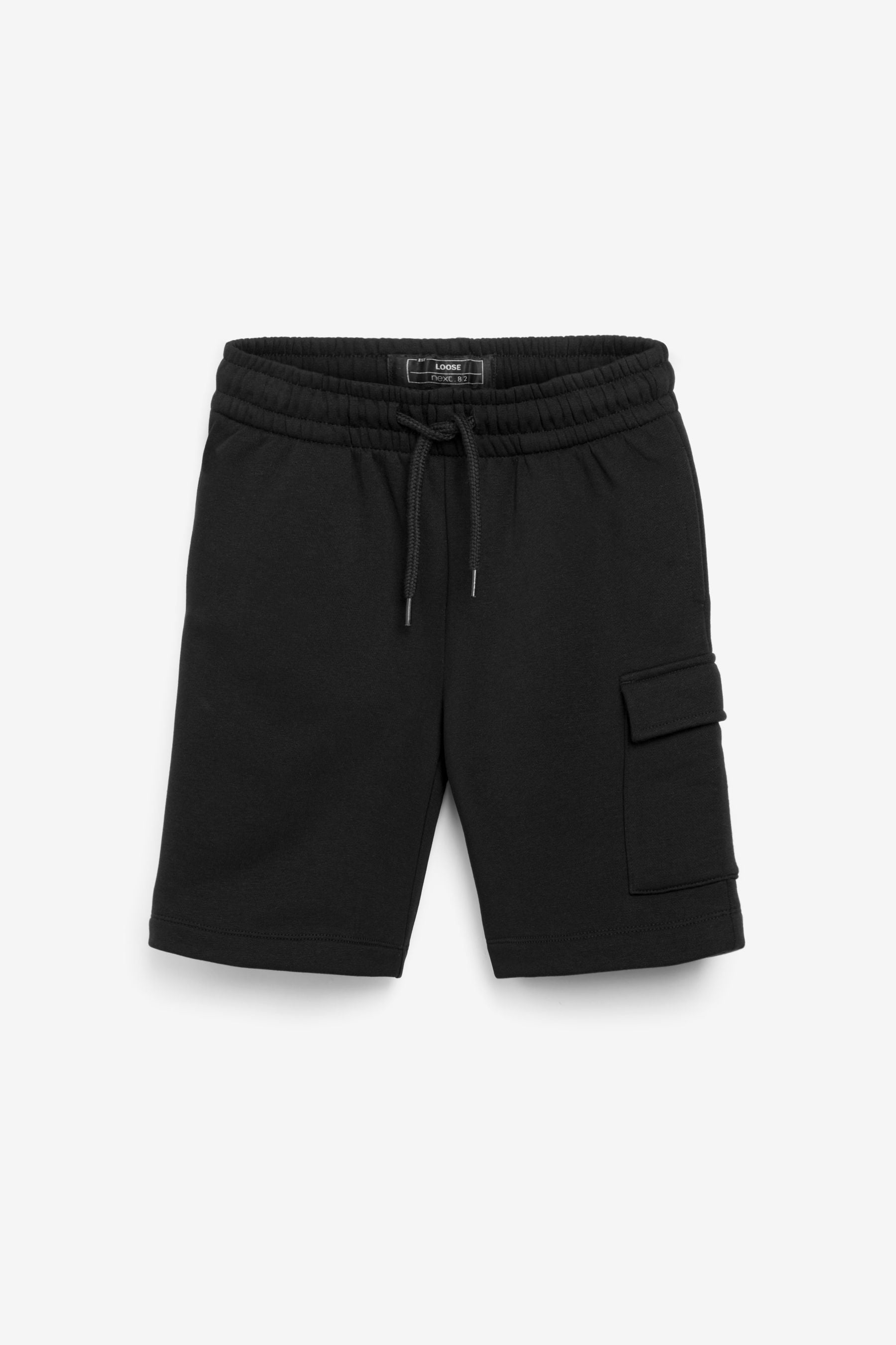 Black Jersey Shorts (3-16yrs)