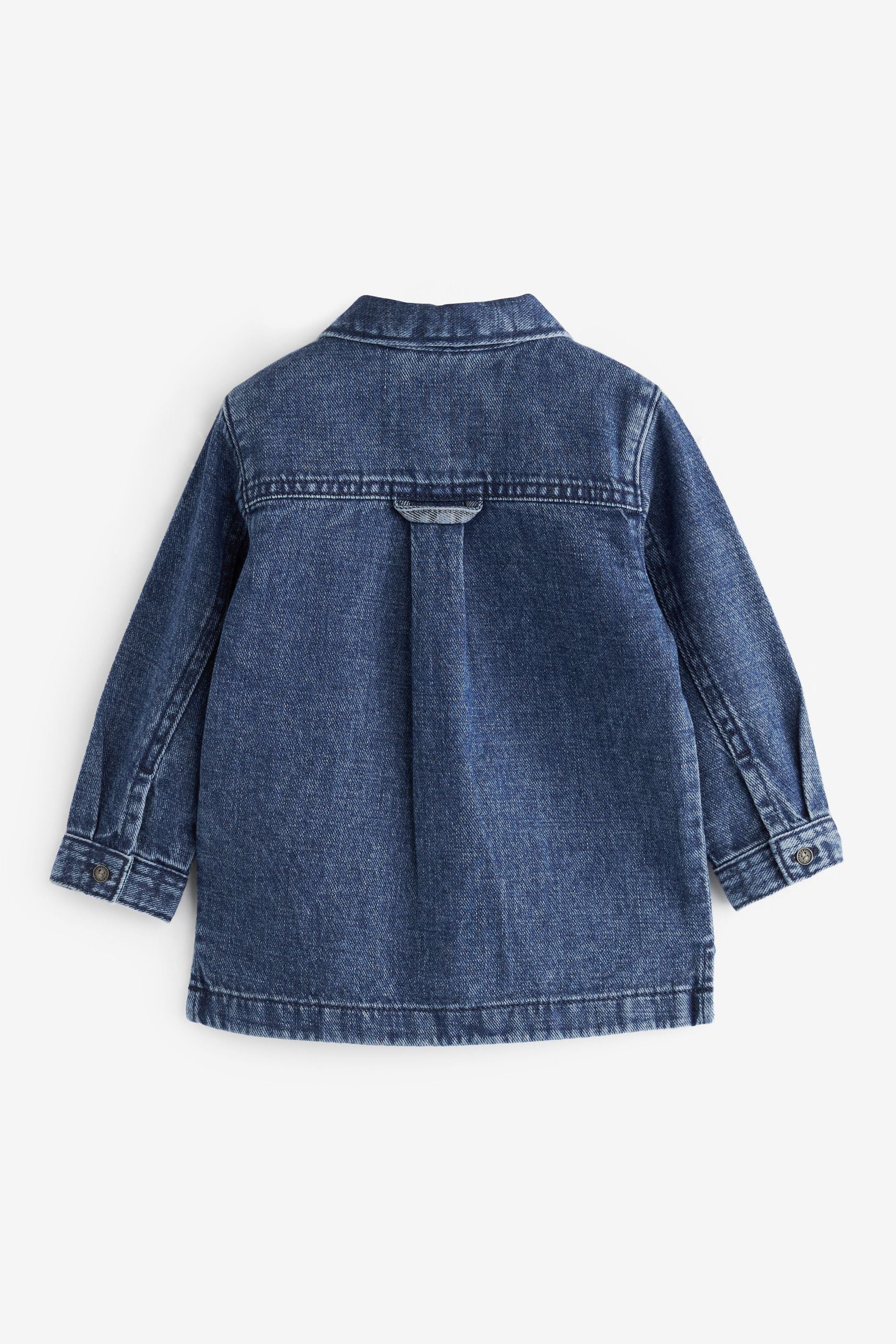 Blue Patch Denim Shacket (3mths-9yrs)