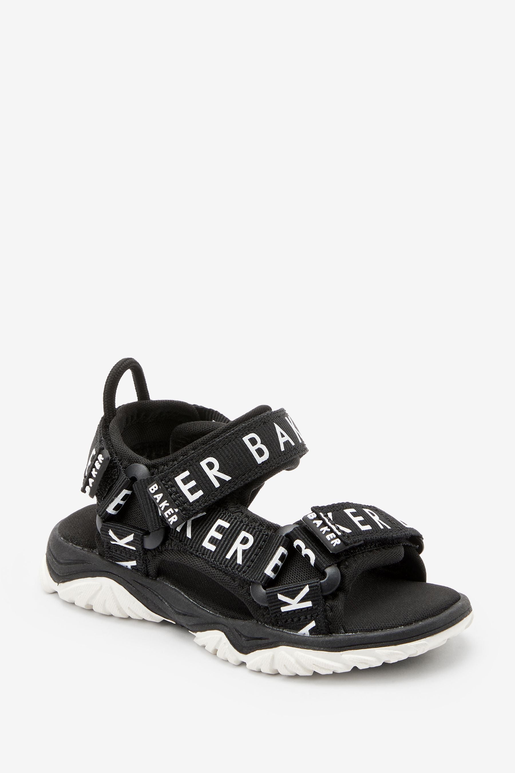 Black Baker by Ted Baker Black Tech Sandals