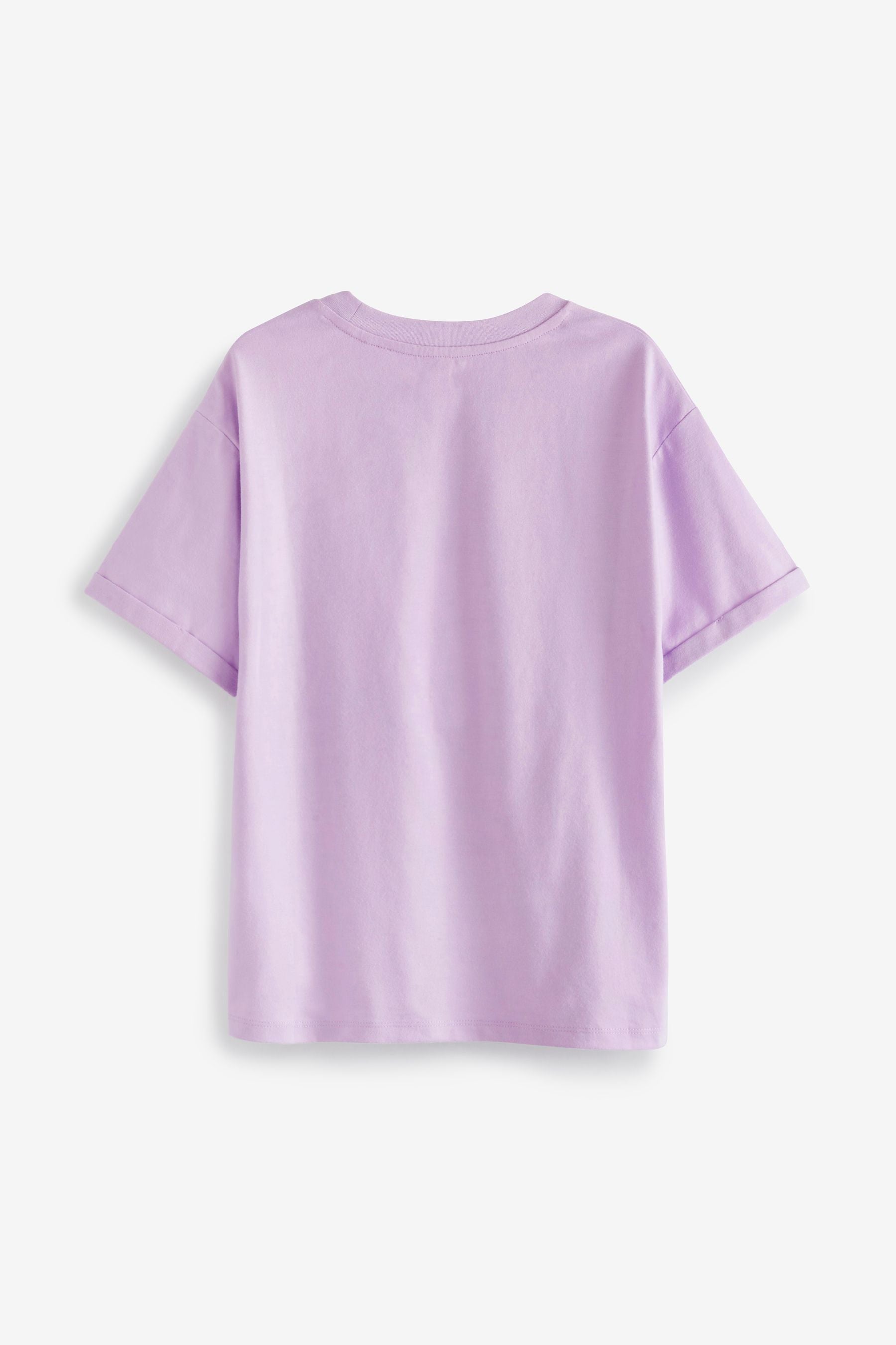 Lilac Purple Graphic Short Sleeve T-Shirt (3-16yrs)