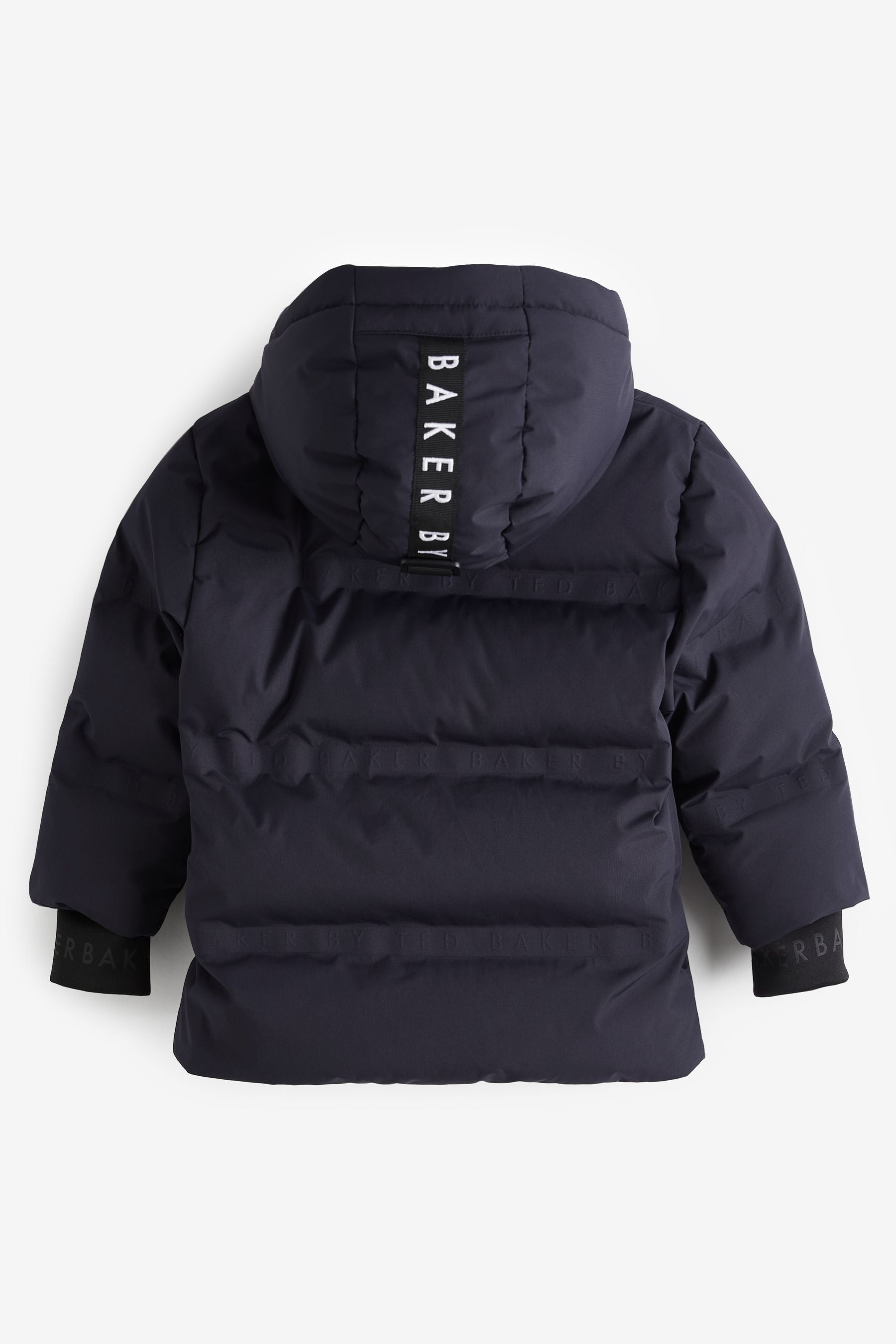 Navy Blue Baker by Ted Baker Shower Resistant Navy Blue Coat