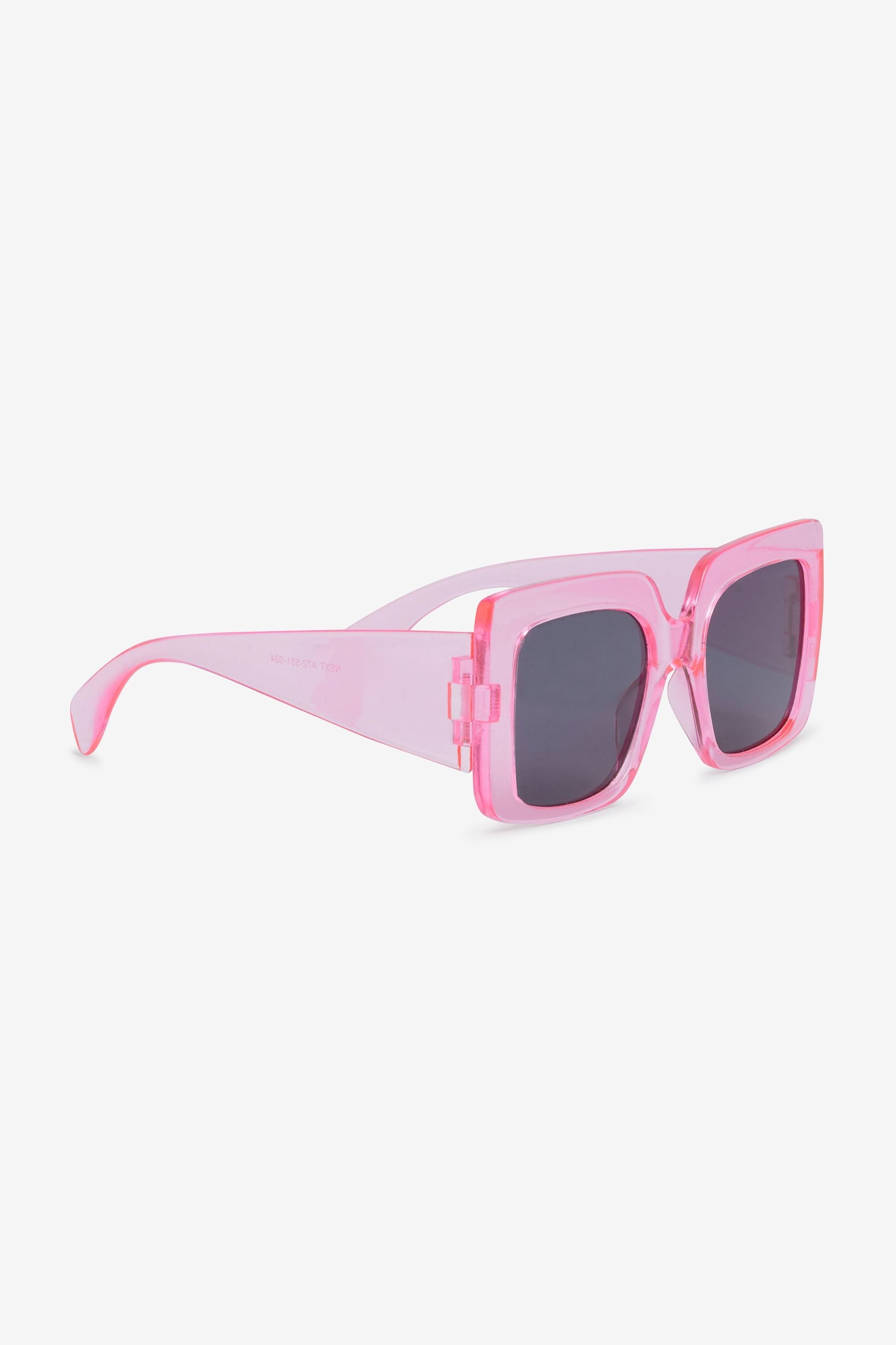 Pink Oversized Retro Style Sunglasses