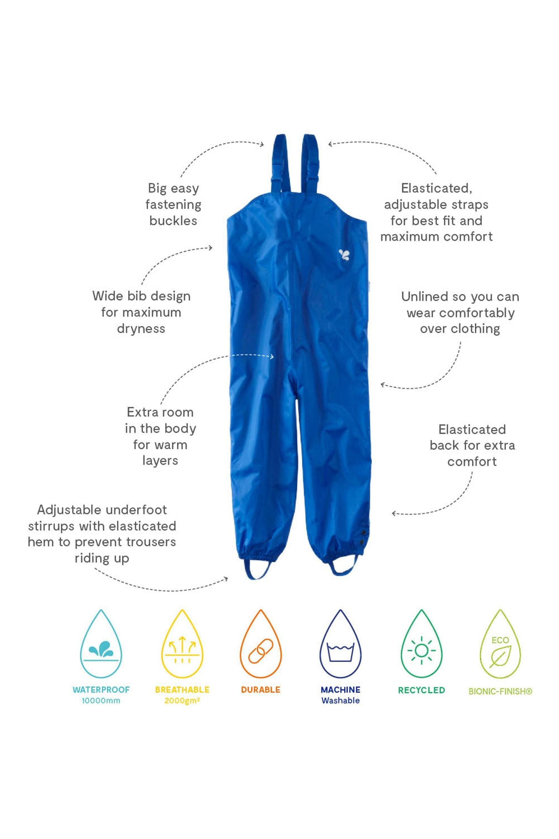 Blue Muddy Puddles Originals Waterproof Dungarees