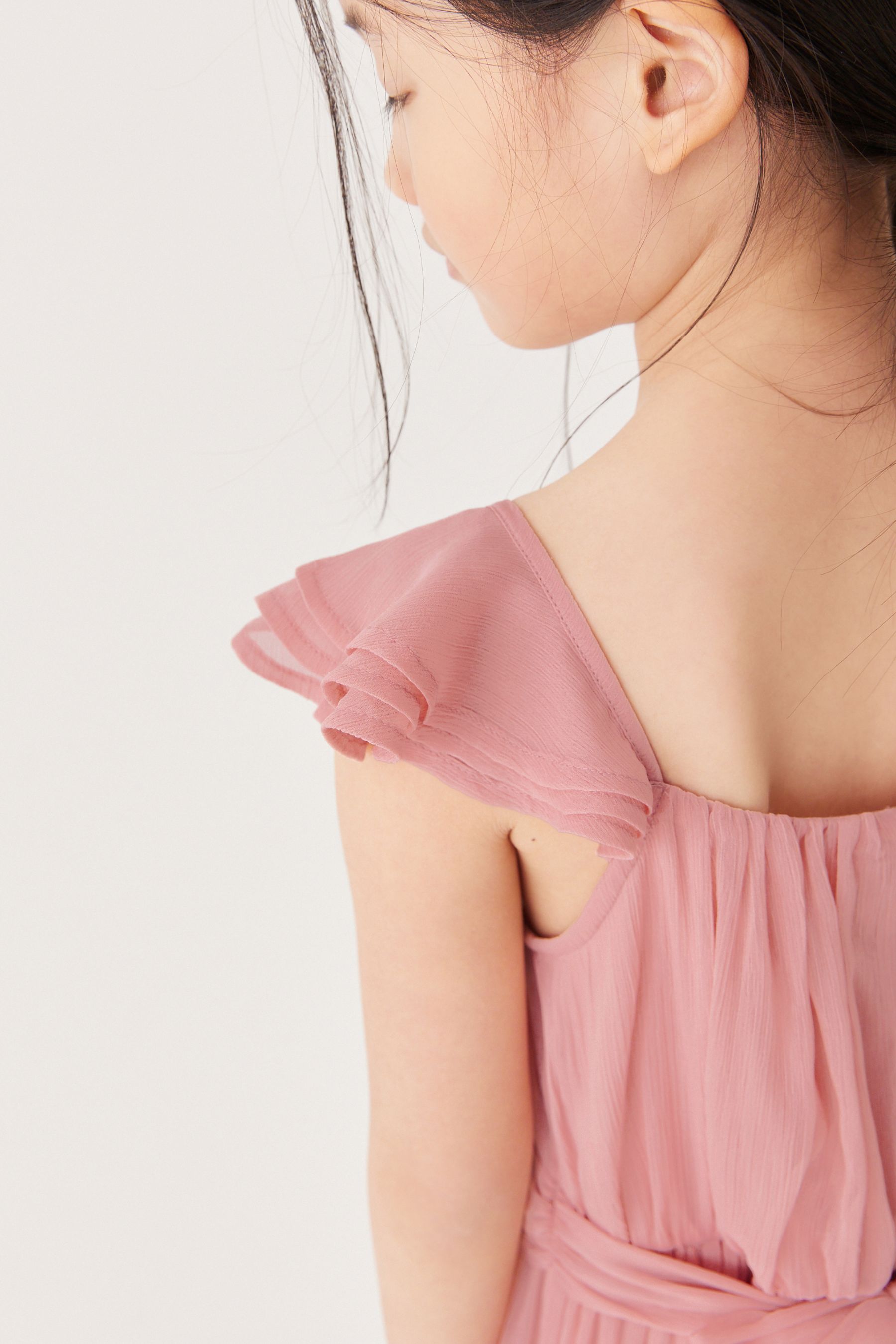 Pink Chiffon Party Dress (3-16yrs)