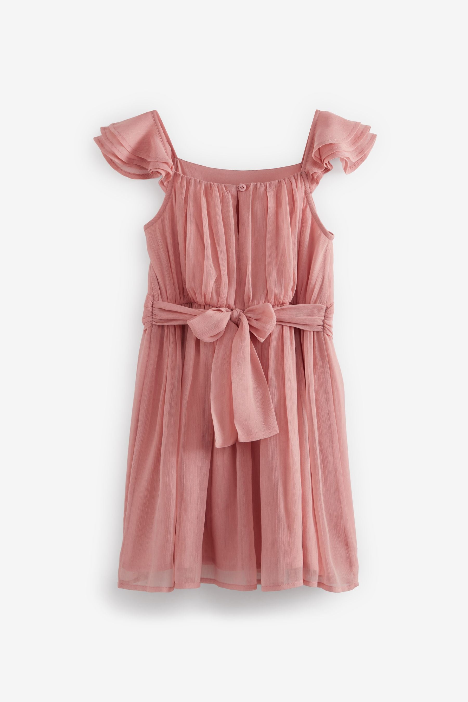 Pink Chiffon Party Dress (3-16yrs)