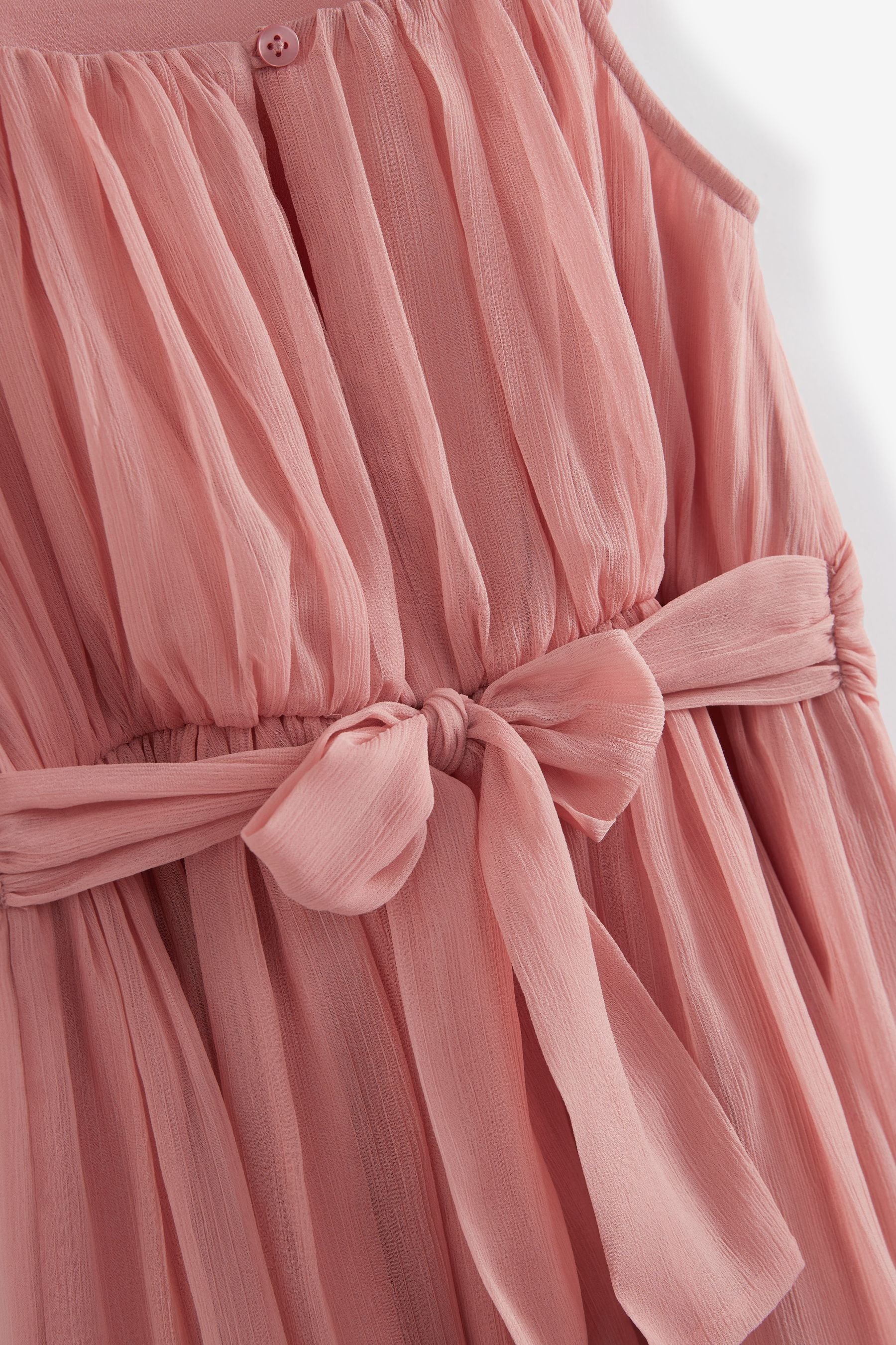 Pink Chiffon Party Dress (3-16yrs)