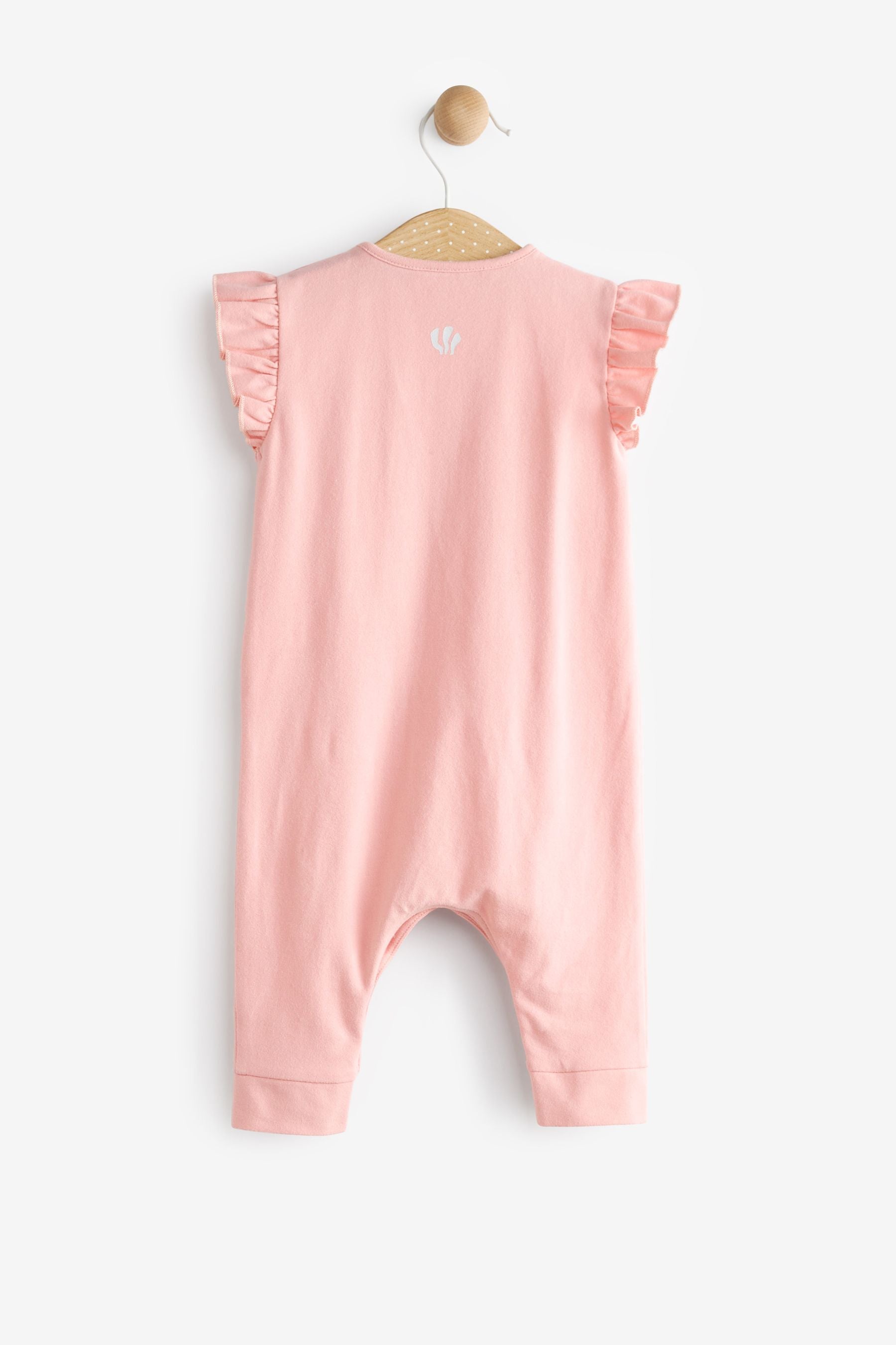 FatFace Baby Pink Crew Seahorse Appliqu