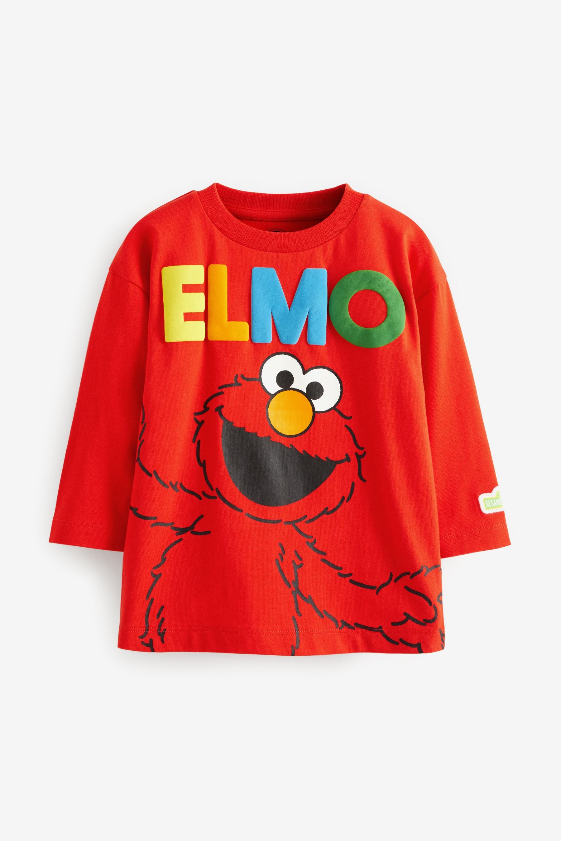 Red Sesame Street Red Elmo Long-Sleeve T-Shirt (3mths-8yrs)