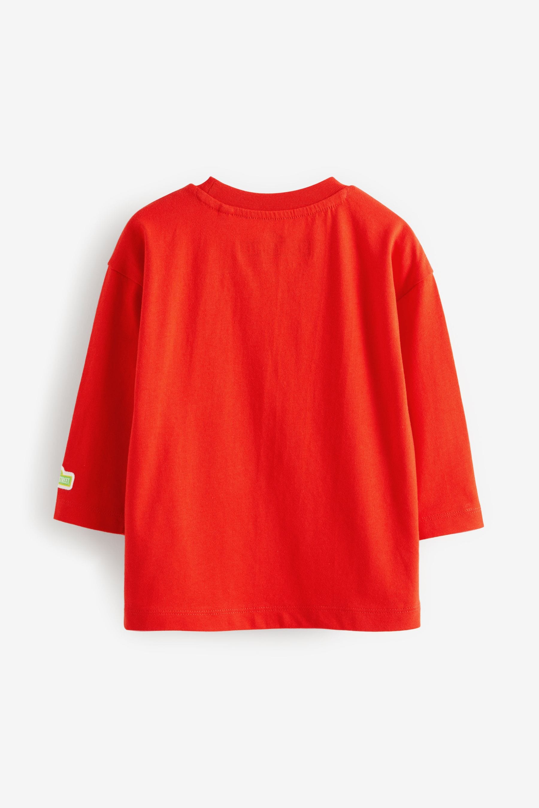 Red Sesame Street Red Elmo Long-Sleeve T-Shirt (3mths-8yrs)