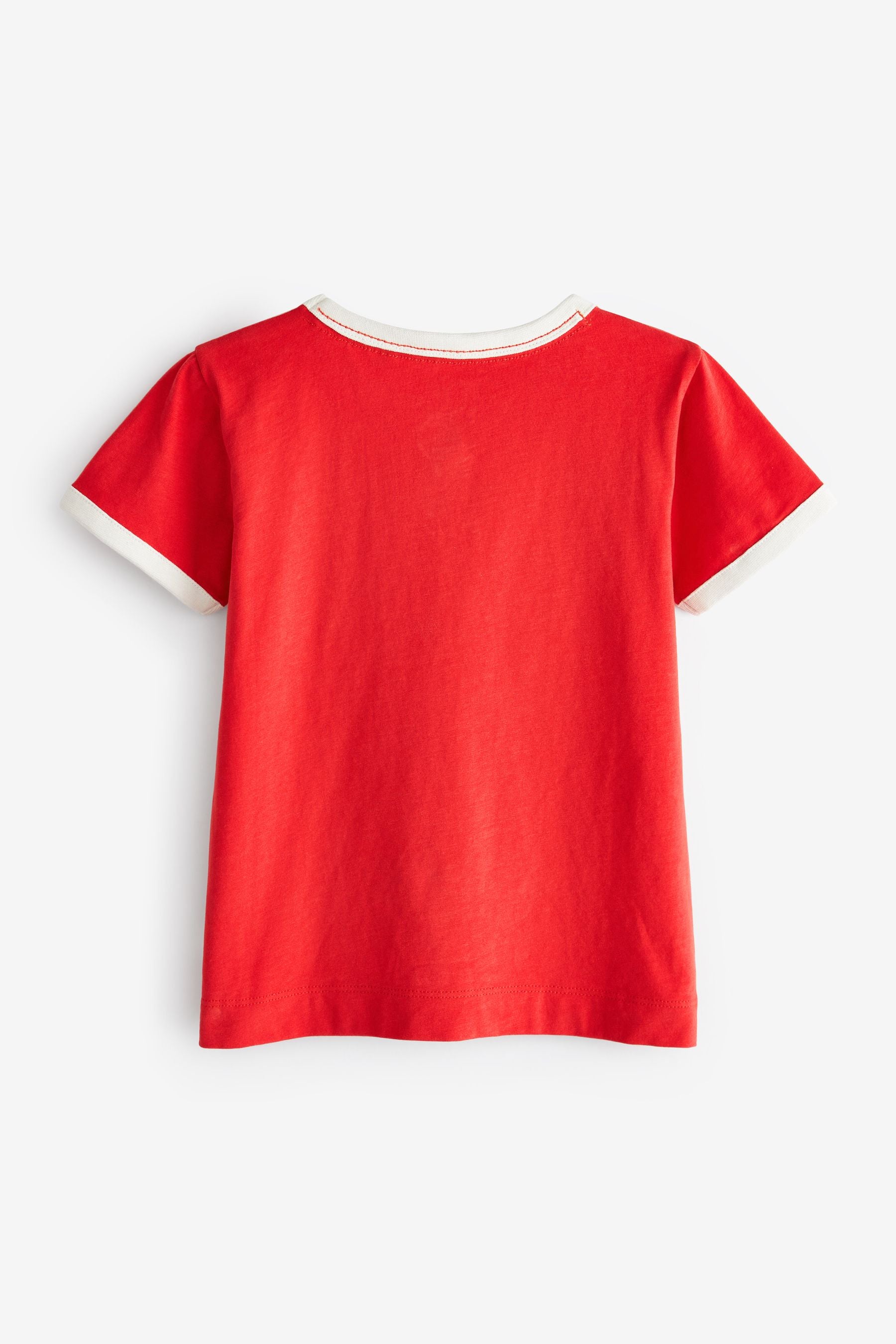 Red Little Bird by Jools Oliver Short Sleeve T-Shirt