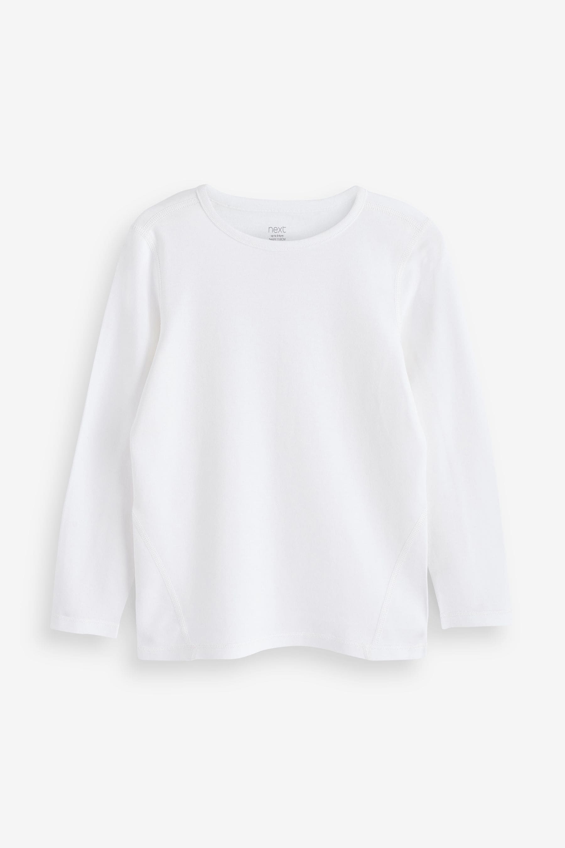 White Kind To Skin Long Sleeve Tops 2 Pack (9mths-12yrs)