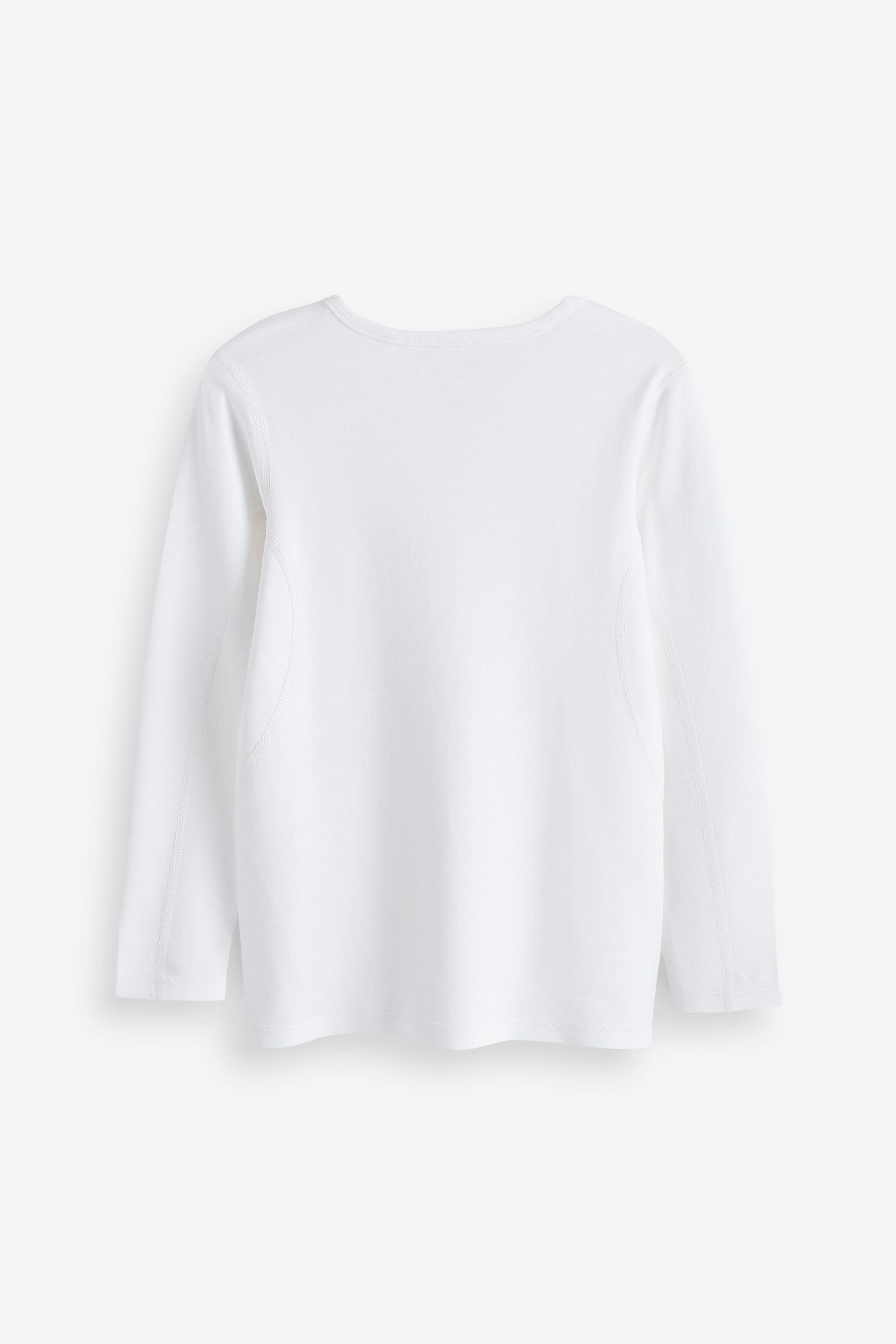 White Kind To Skin Long Sleeve Tops 2 Pack (9mths-12yrs)