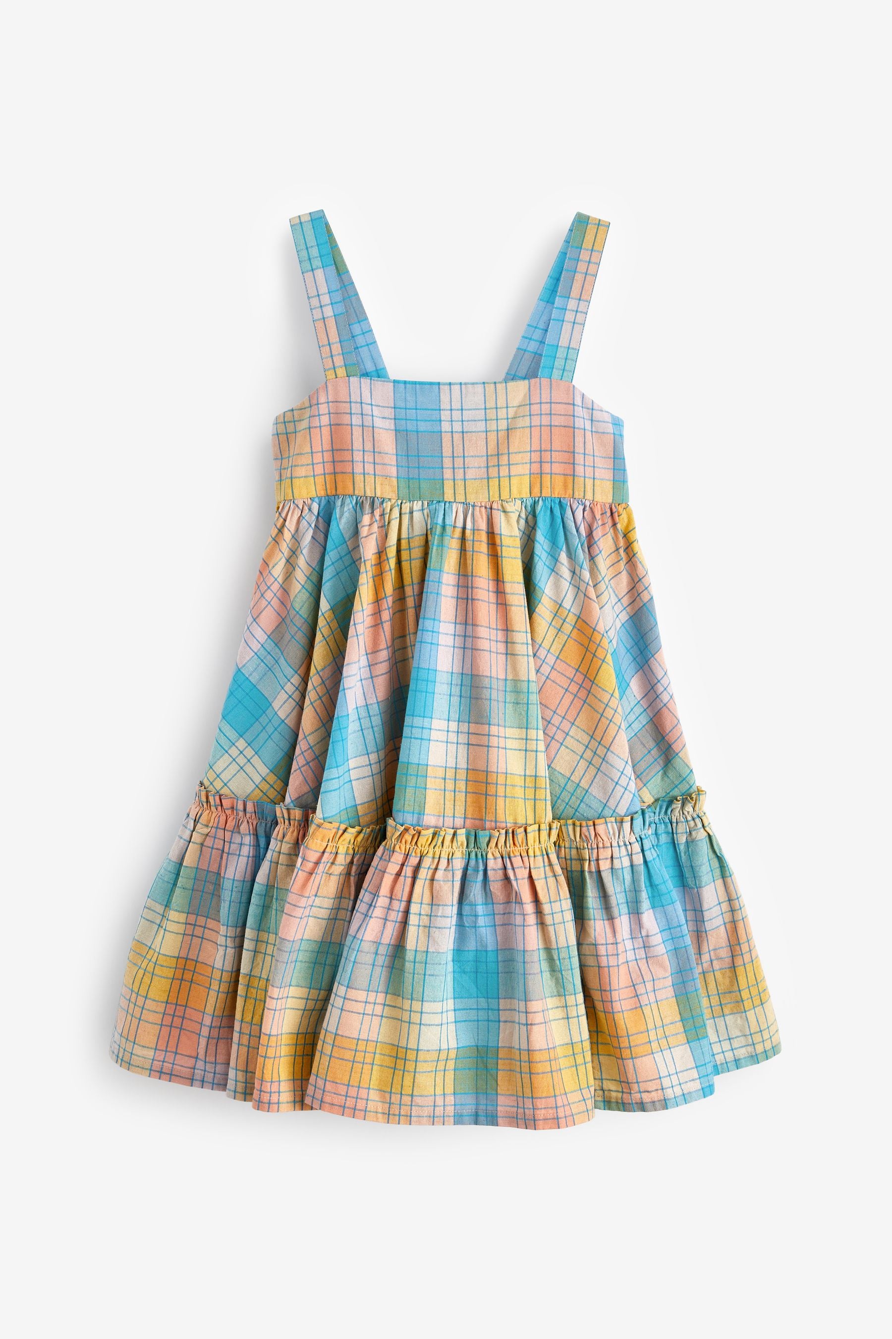 Multi Tiered Check Sundress (3-16yrs)