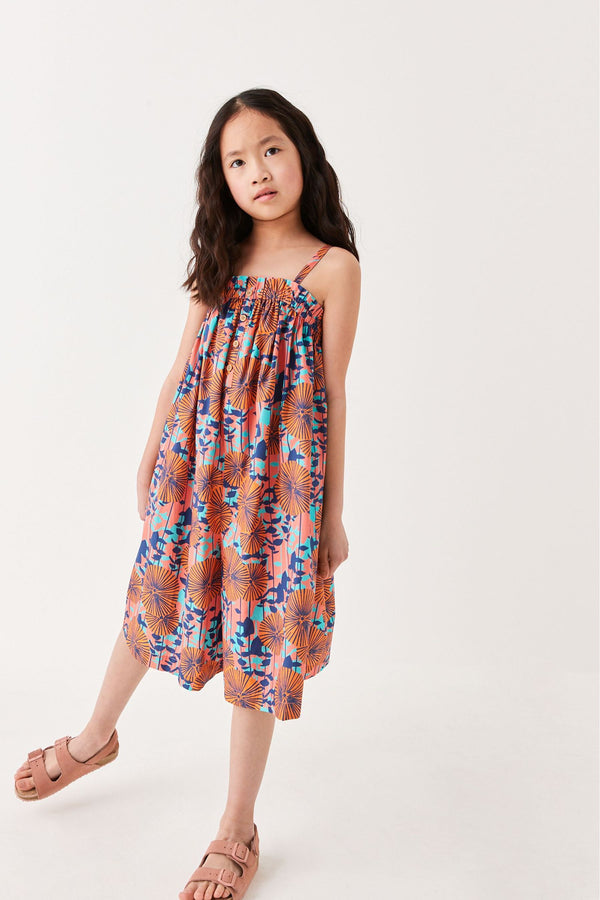 Rust Floral Jumpsuit (3-16yrs)